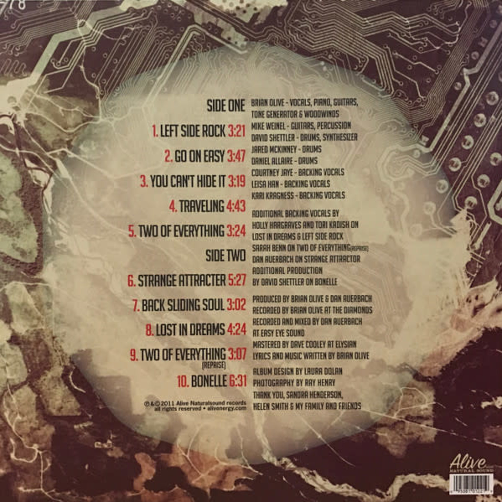 Brian Olive - Two of Everything (LP) [Red] {NM/NM}