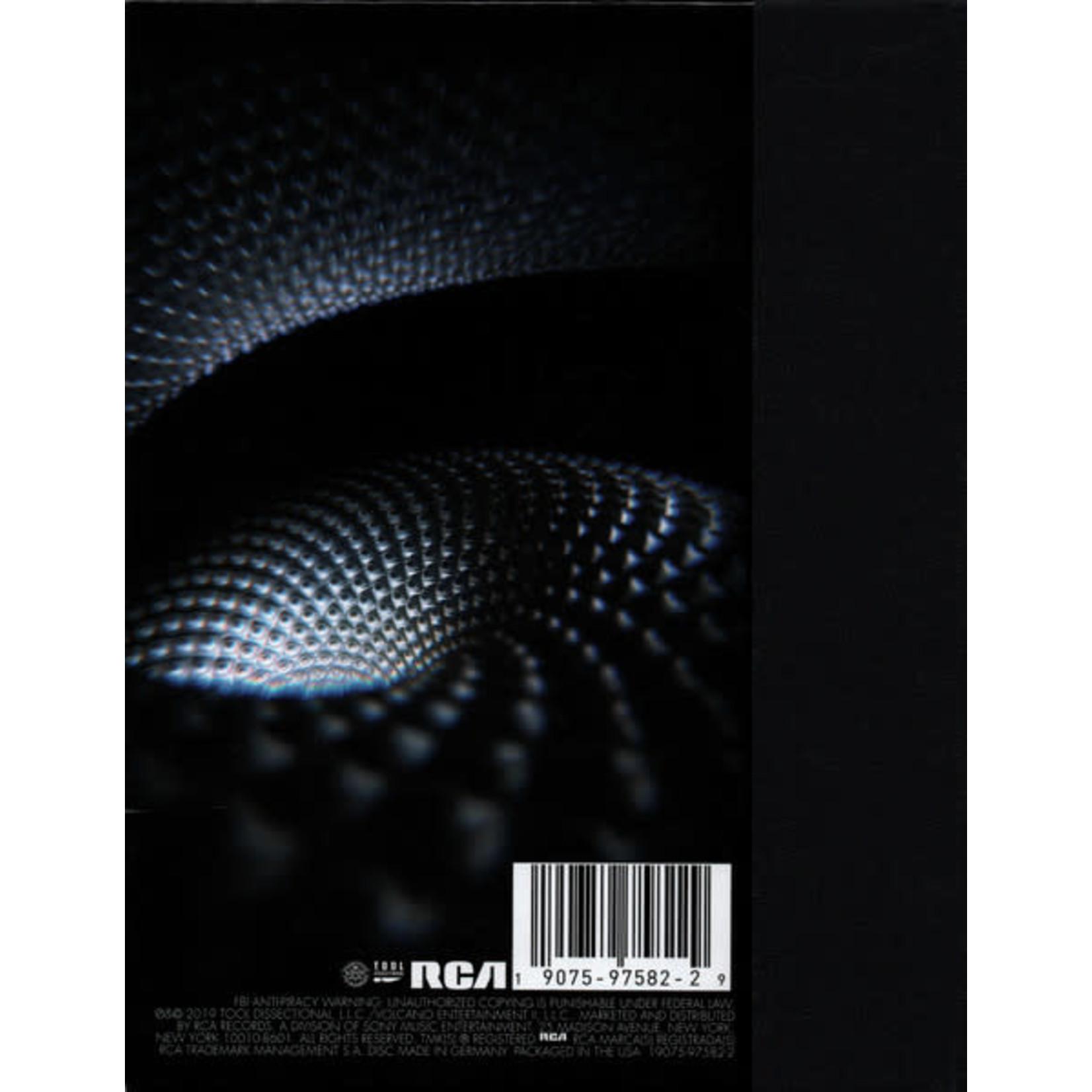 TOOL - Fear Inoculum CD Case 