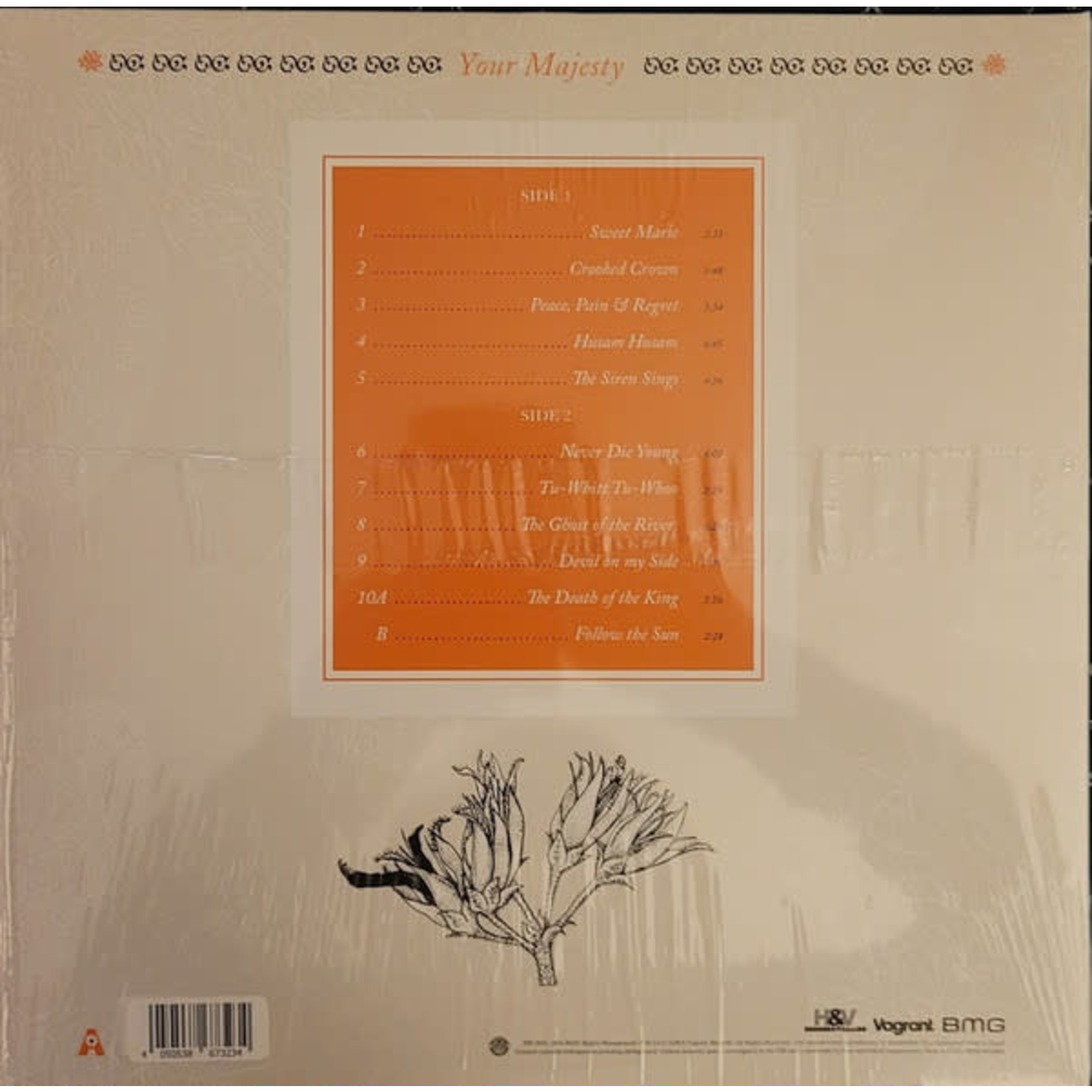 Vagrant Anniversary - Your Majesty (LP) [Orange]