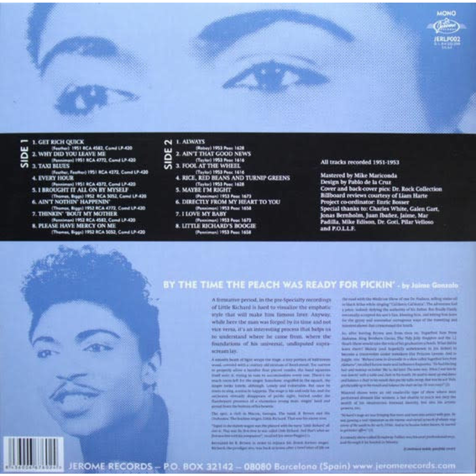 Little Richard - The Implosive Little Richard: The Pre-Specialty Sessions 1951-1953 (LP)