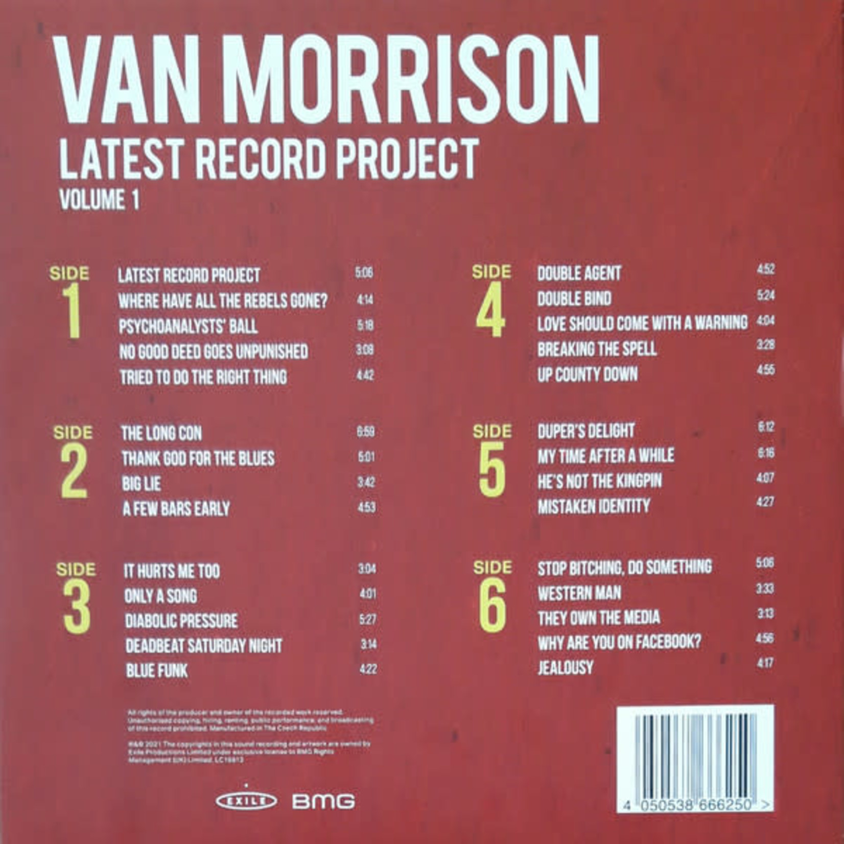 Van Morrison - Latest Record Project Volume 1 (3LP)