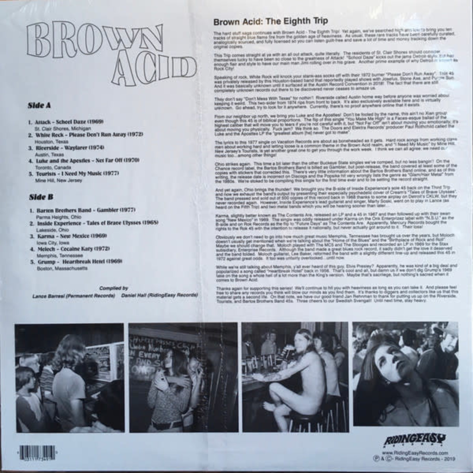 Riding Easy V/A - Brown Acid: The Eighth Trip (LP)