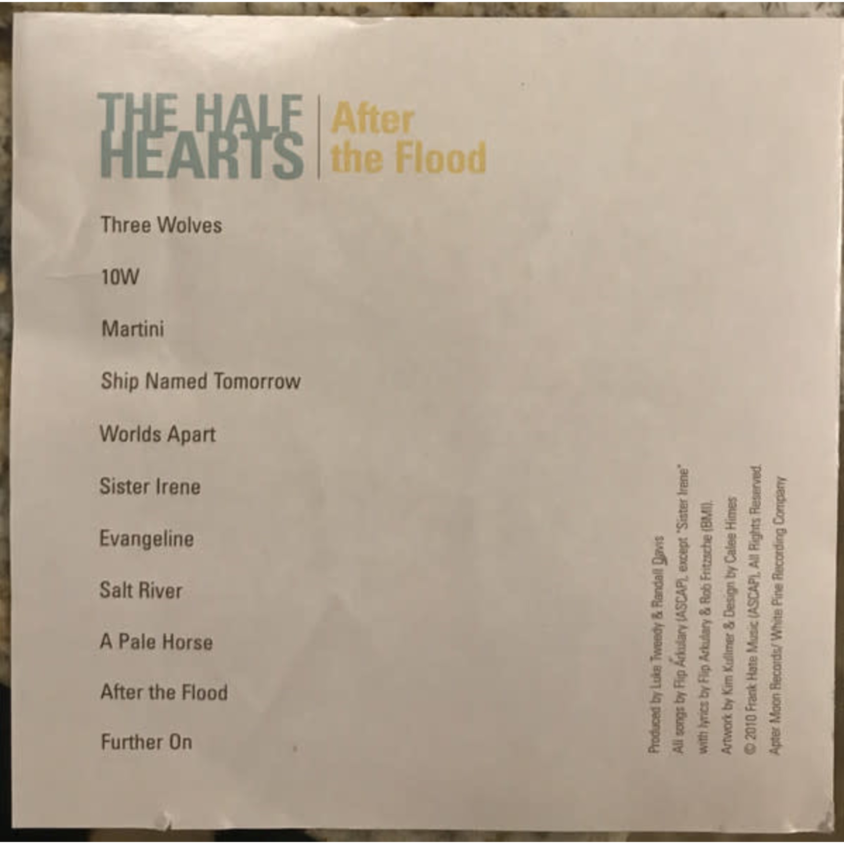 Half Hearts - After The Flood (CD) [2010]