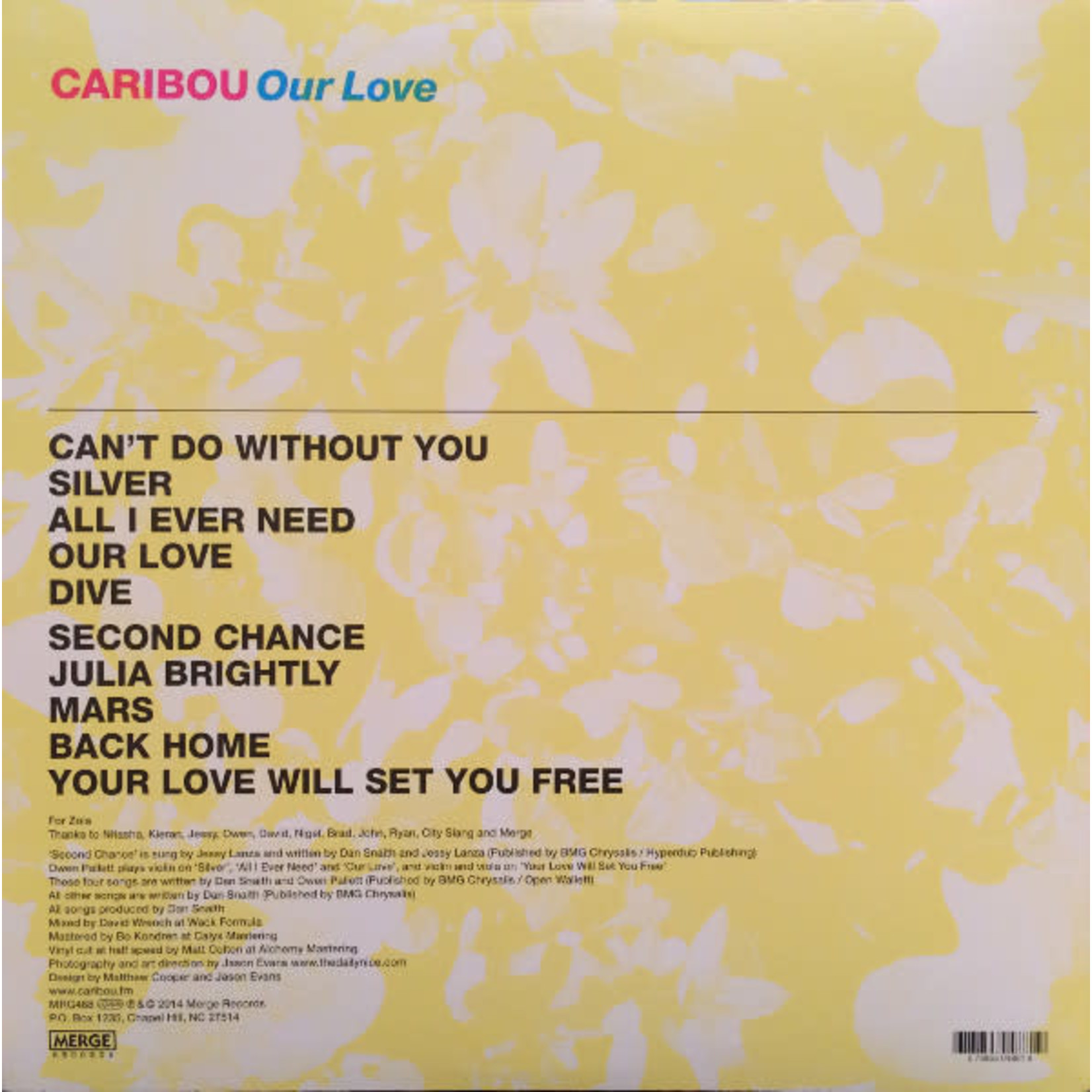 Merge Caribou - Our Love (LP) [Pink]