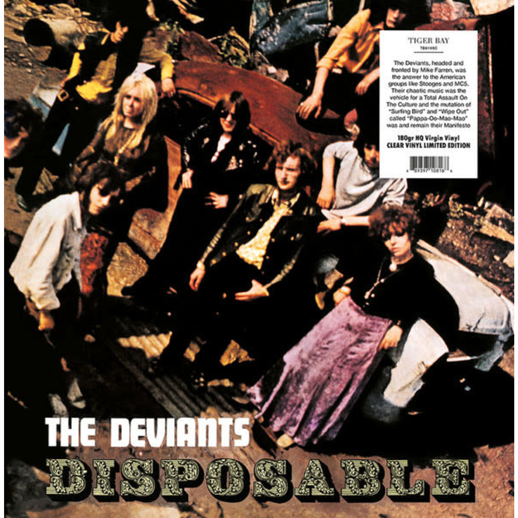 Tiger Bay Deviants - Disposable (LP) [Clear]