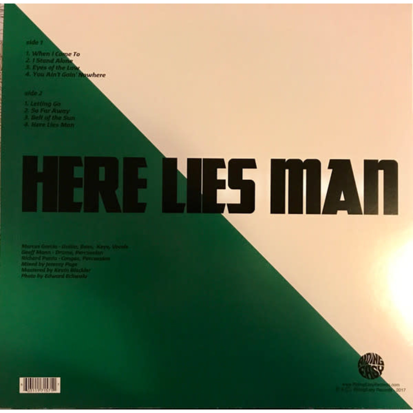 Riding Easy Here Lies Man - No Ground to Walk Upon (LP)