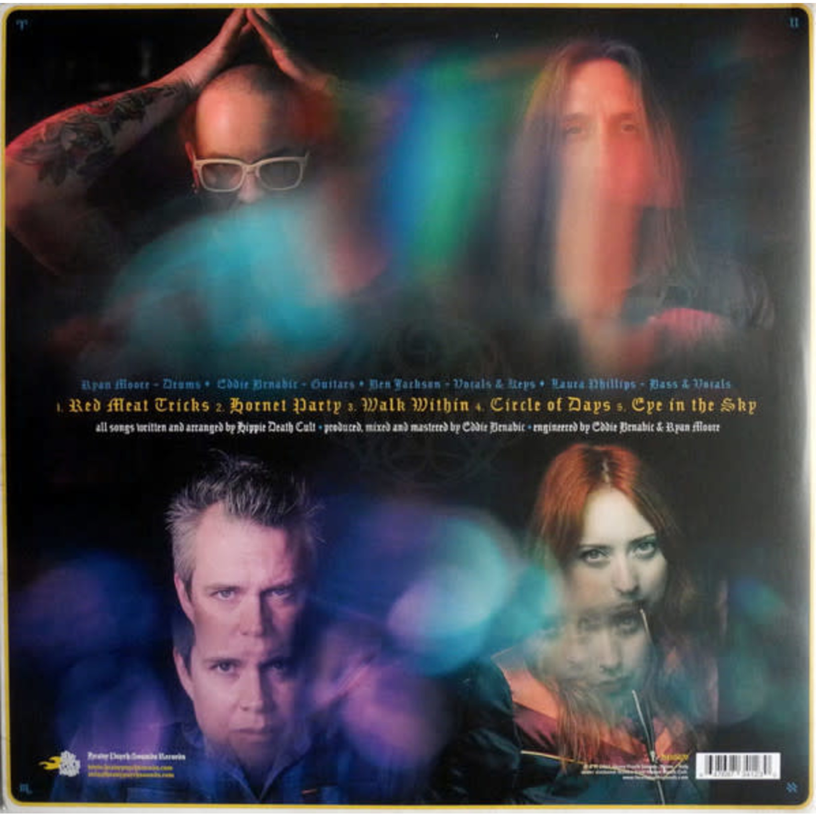 Heavy Psych Sounds Hippie Death Cult - Circle of Days (LP) [Splatter Orange]