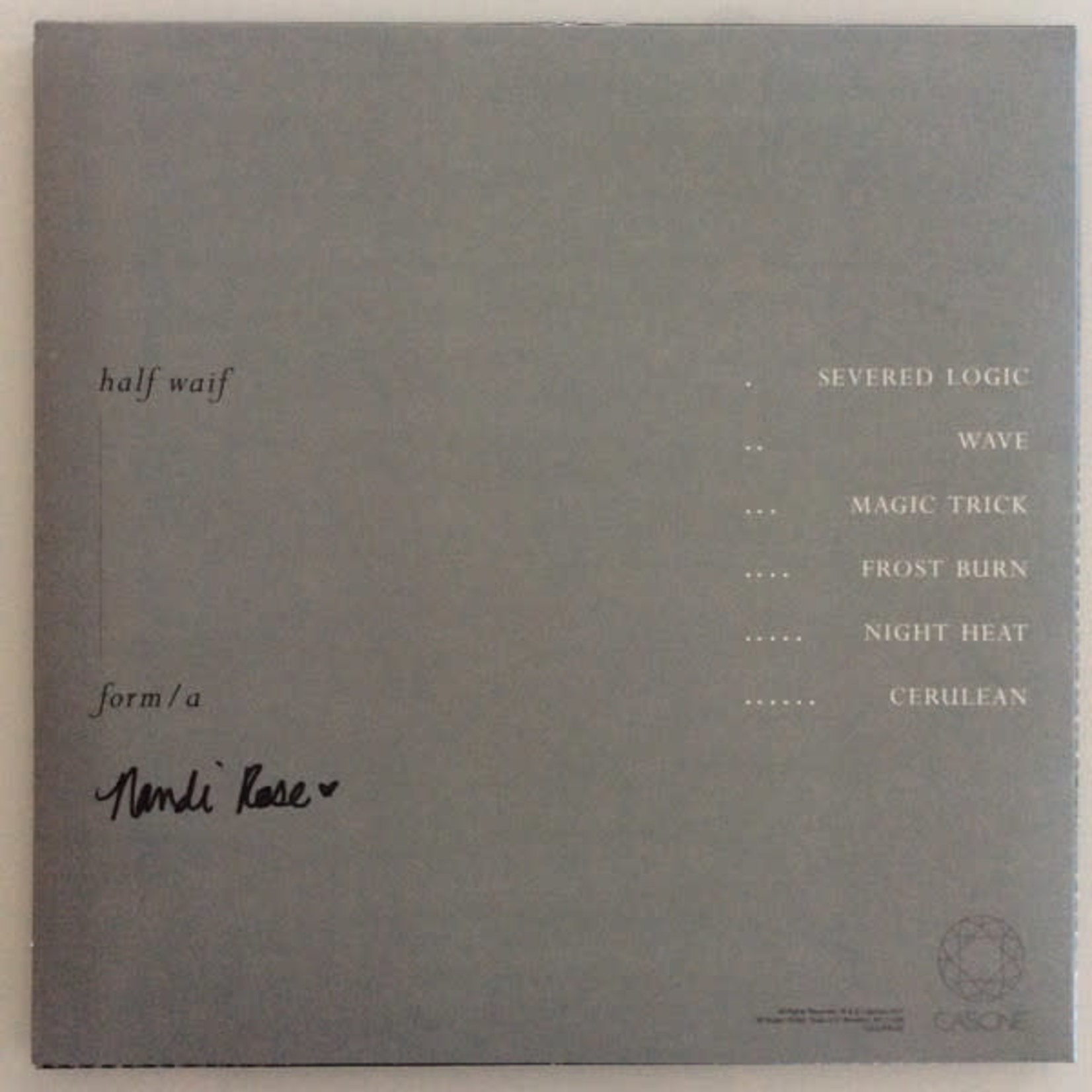 Half Waif - Form/a (12") [45RPM]