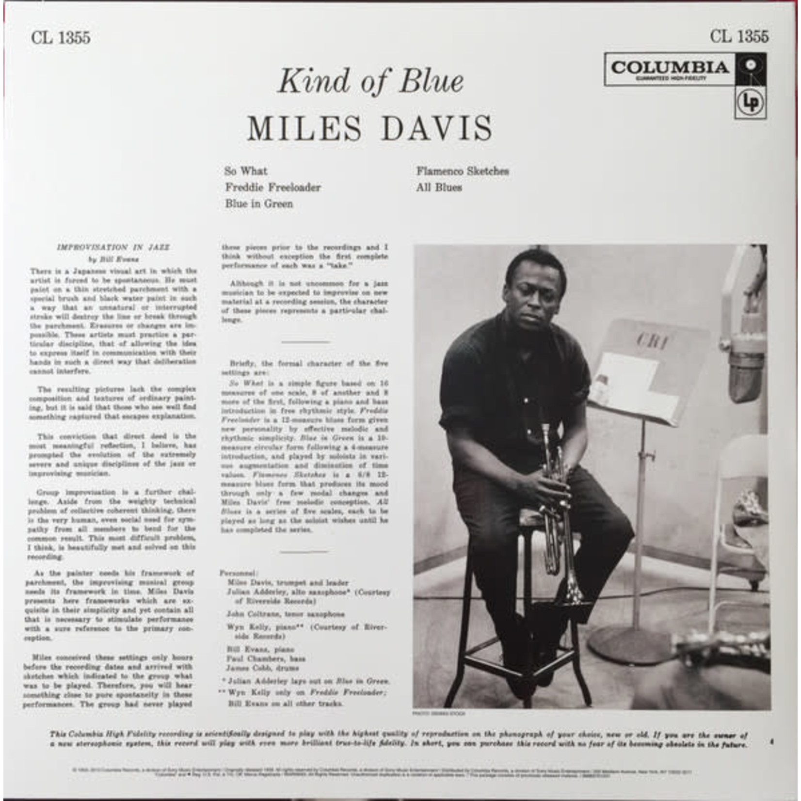 Columbia Miles Davis - Kind of Blue (LP) [Mono]