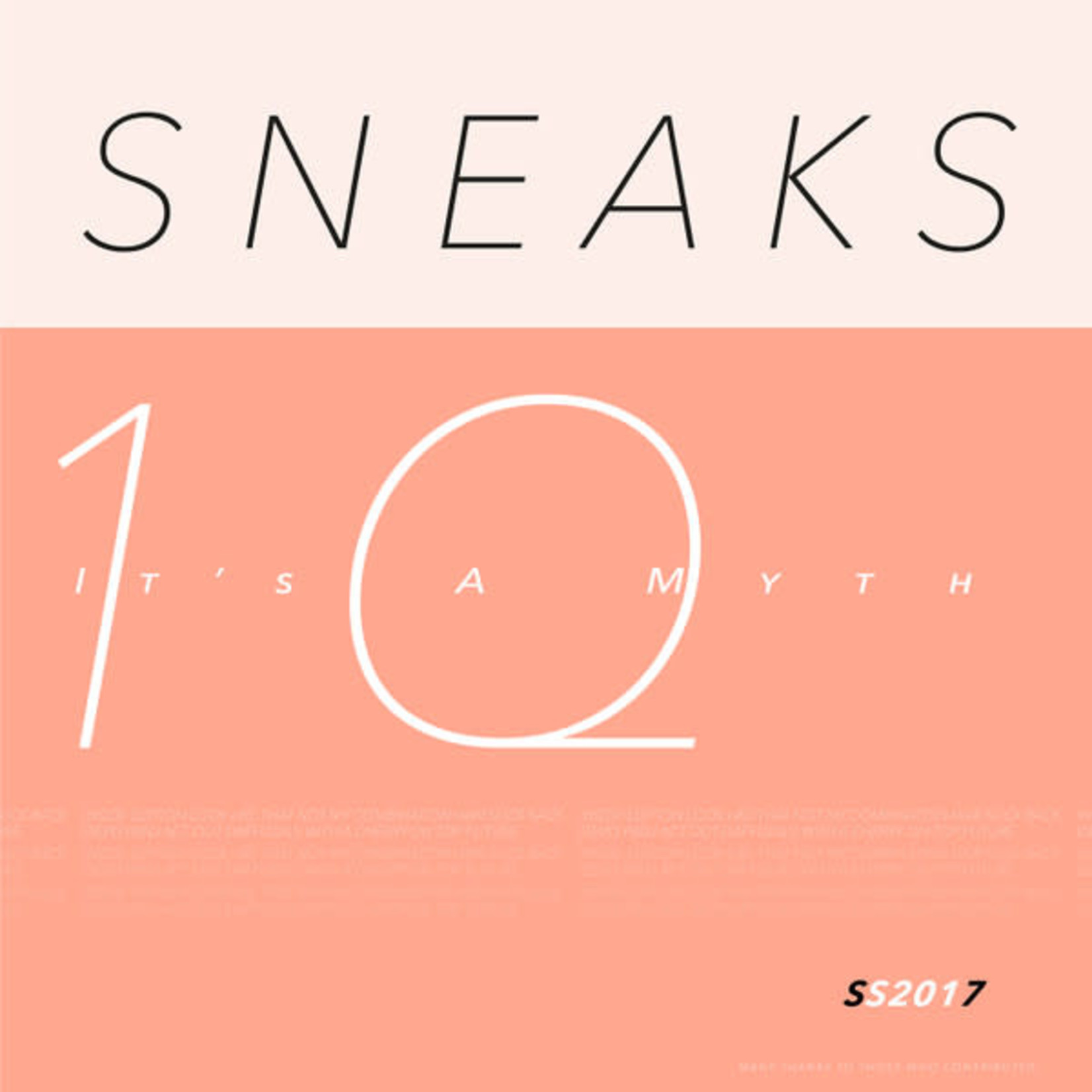 Merge Sneaks - It's A Myth (LP) [Clear]