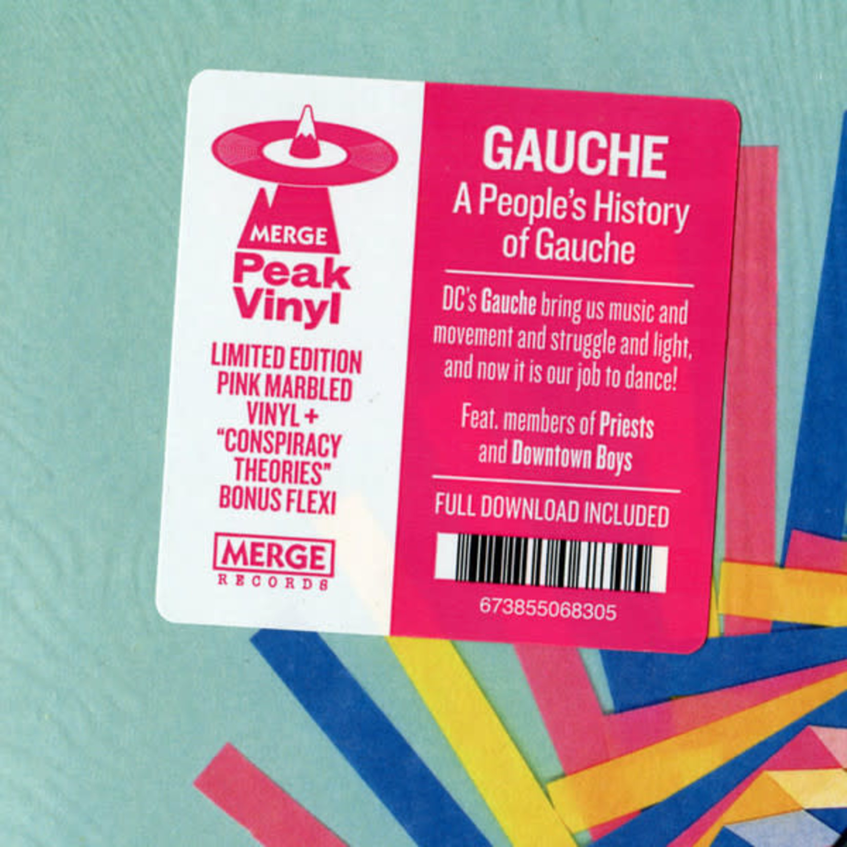 Merge Gauche - A People's History of Gauche (LP+7") [Pink]