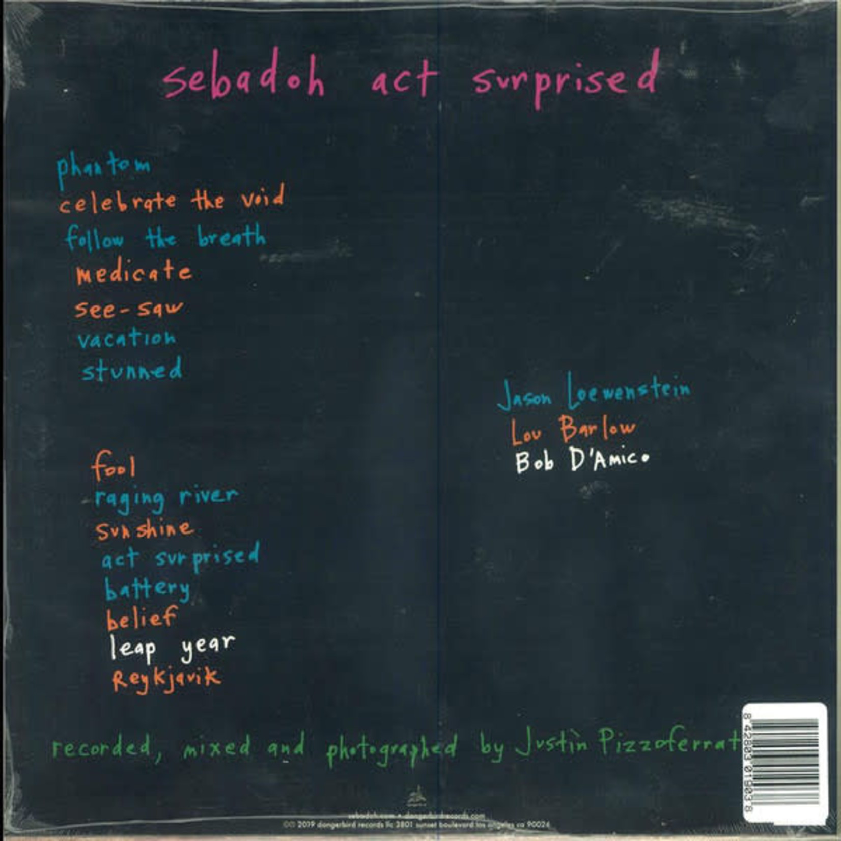 Sebadoh - Act Surprised (LP) [Orange]