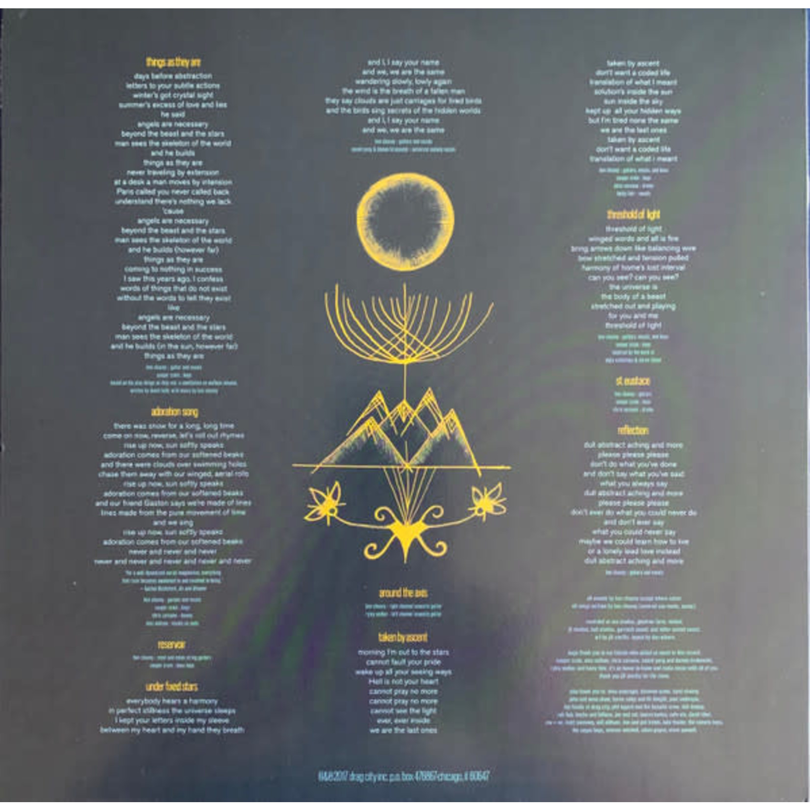 Drag City Six Organs Of Admittance - Burning The Threshold (LP)