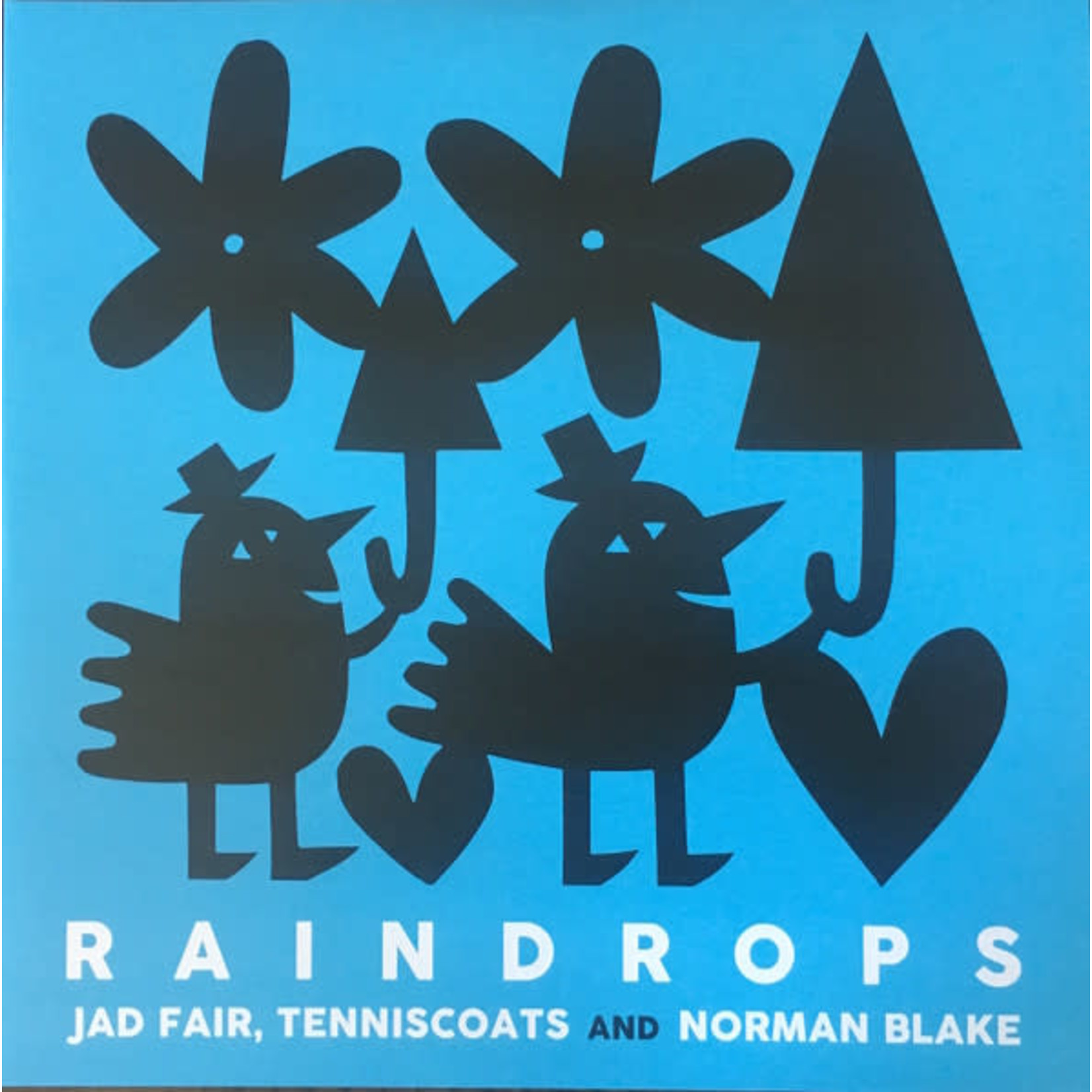 Joyful Noise Recordings Jad Fair, Tenniscoats and Norman Blake - Raindrops (2LP) [Mint/Orange]