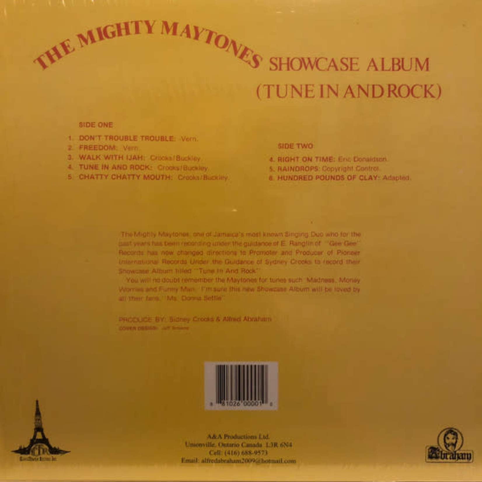 Clocktower Mighty Maytones - Tune In And Rock: Showcase Album (LP)