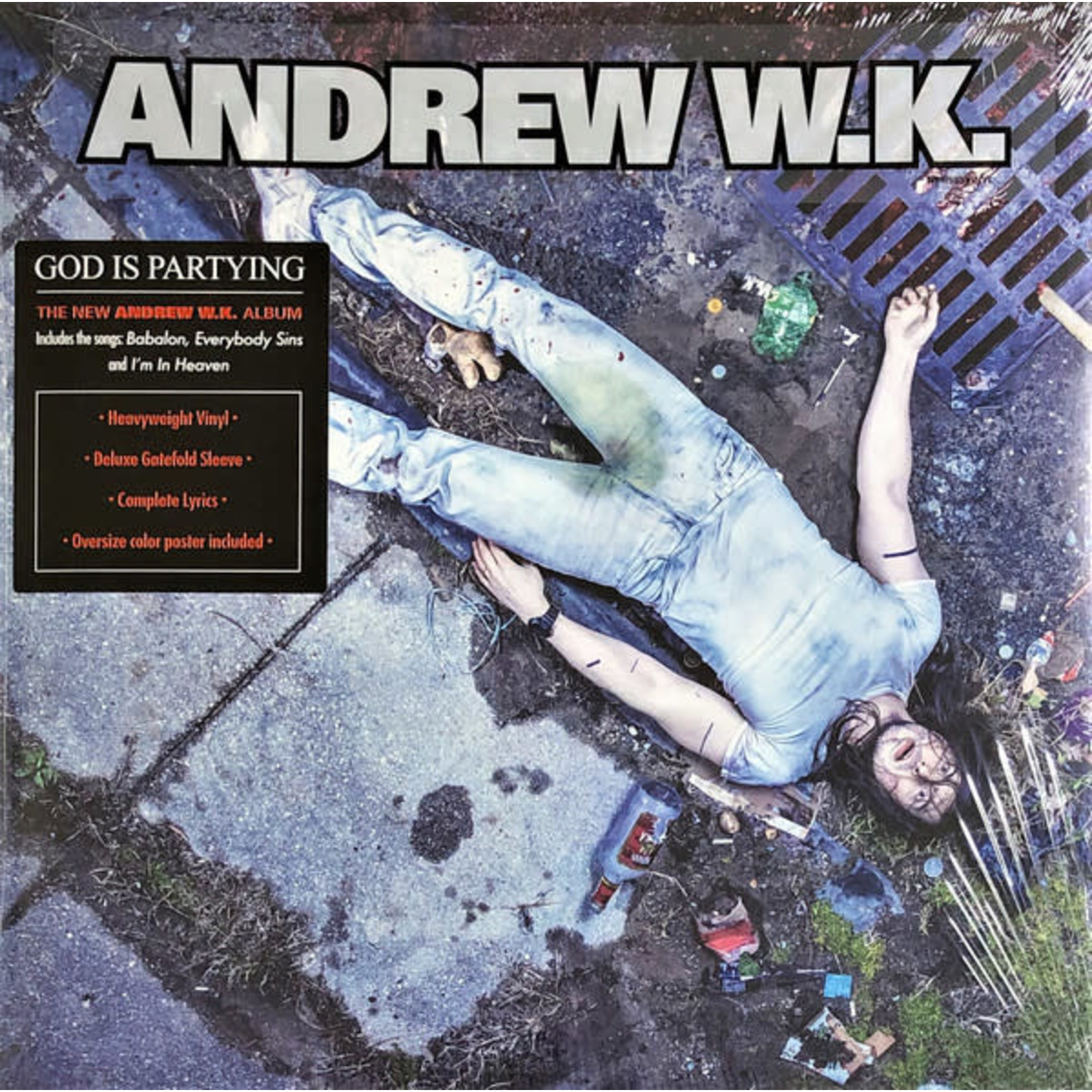 Napalm Andrew WK - God Is Partying (LP) [Turquoise]