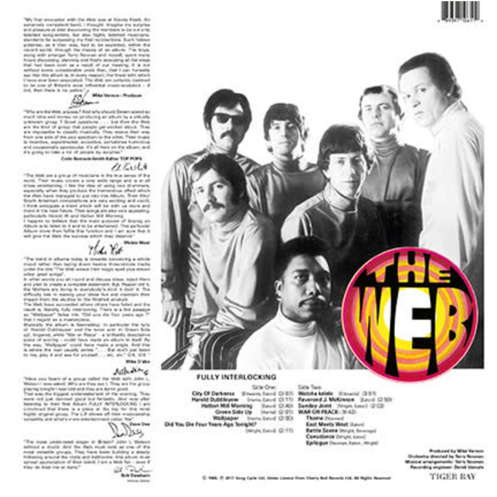 Tiger Bay Web - Fully Interlocking (LP)