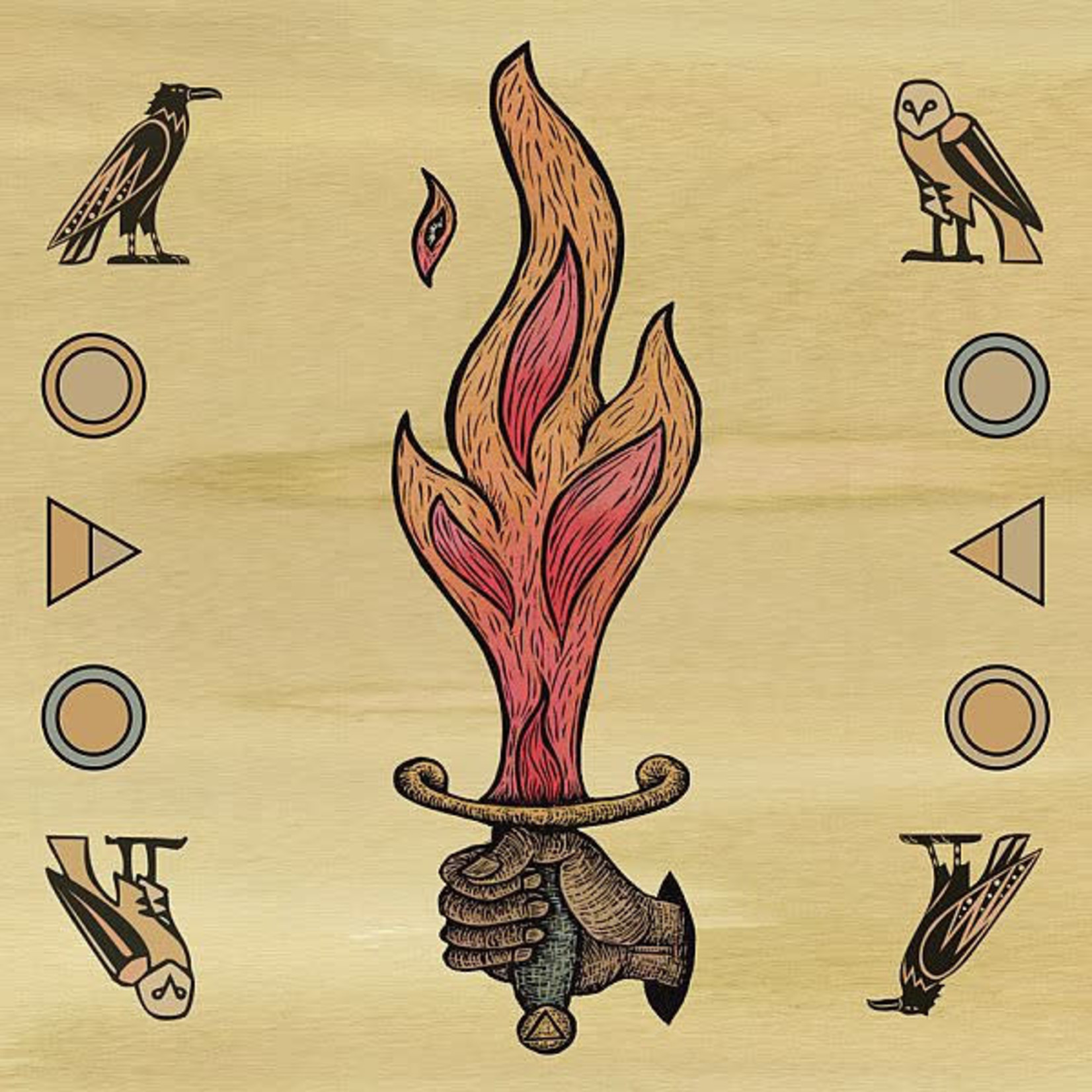 Across Tundras / Lark's Tongue - Split (LP) [White]