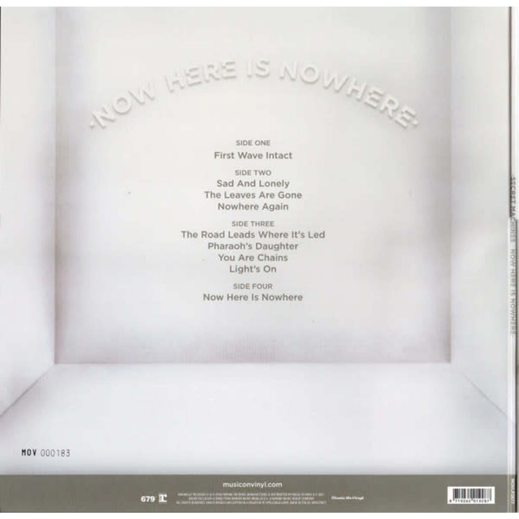 Music on Vinyl Secret Machines - Now Here is Nowhere (2LP) [White]