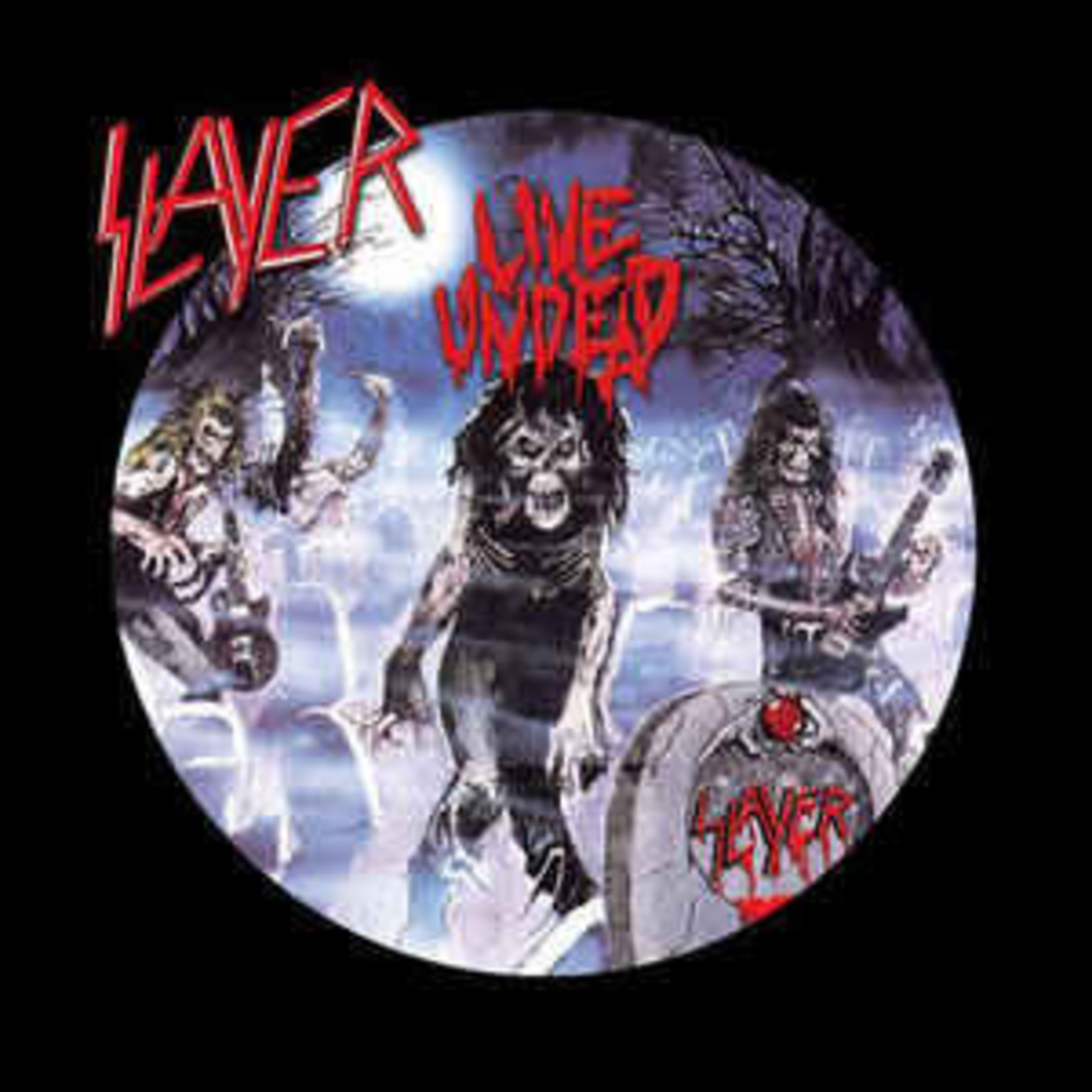 Metal Blade Slayer - Live Undead (LP) [Blue/Black]