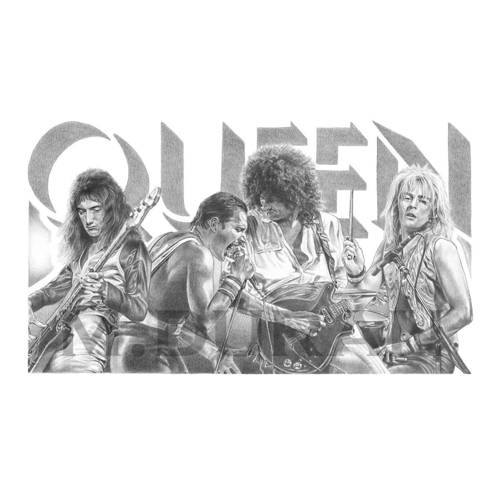 Rock Your Walls Off Queen (Poster) [18"x24"]