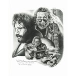 Rock Your Walls Off Jerry Garcia Collage (Poster) [18"x24"]