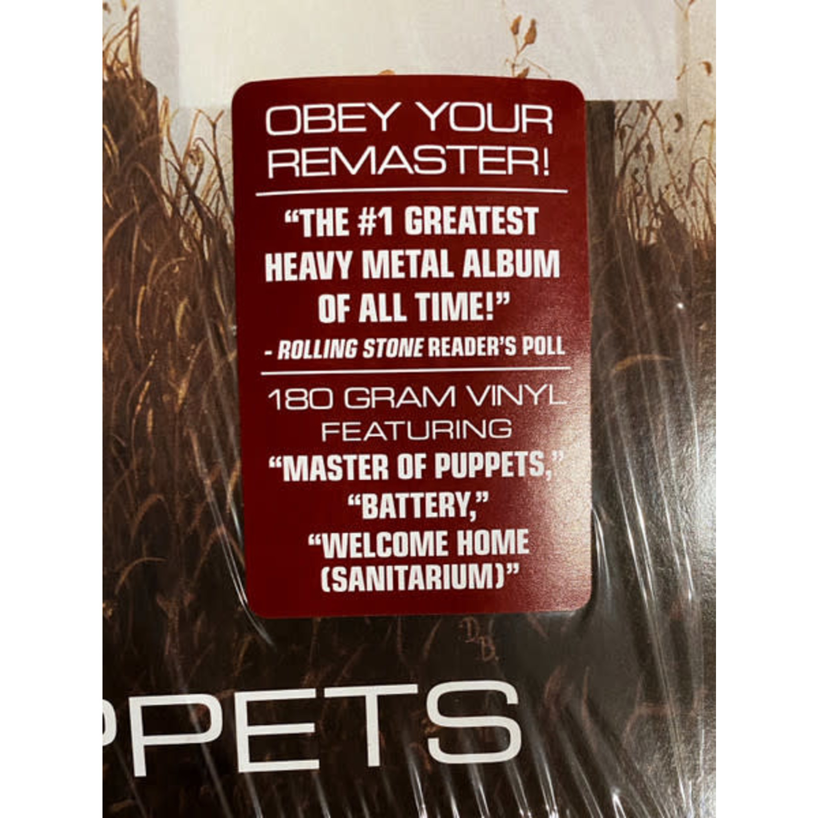 Blackened Metallica - Master of Puppets (LP)