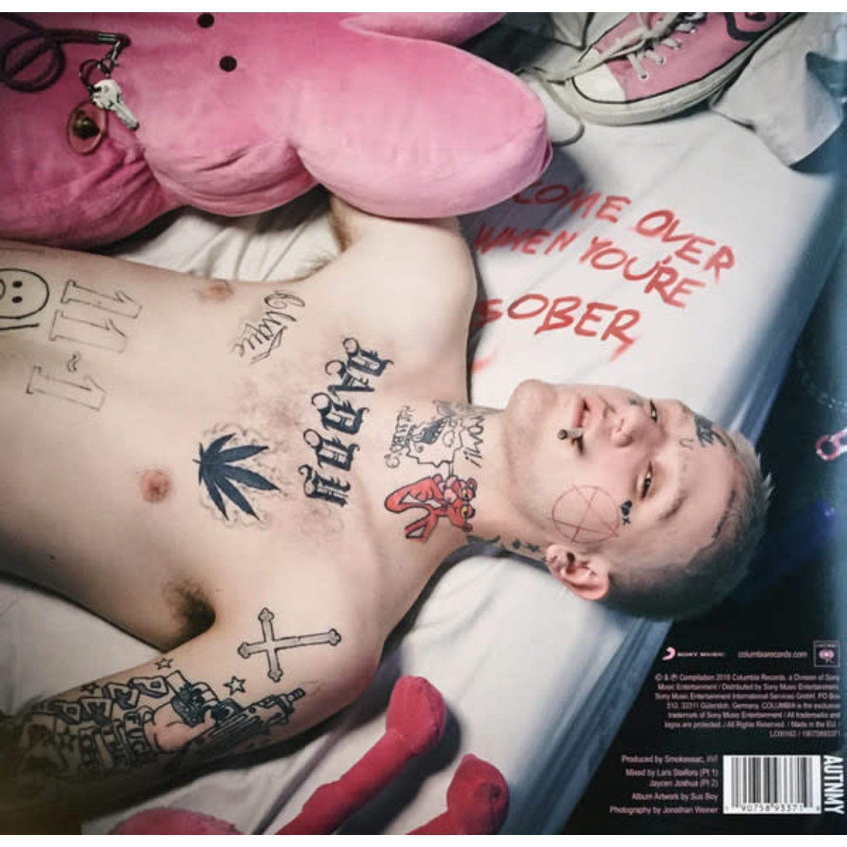 Columbia Lil Peep - Come Over When You're Sober, Pt 1 & Pt 2 (2LP) [Pink]