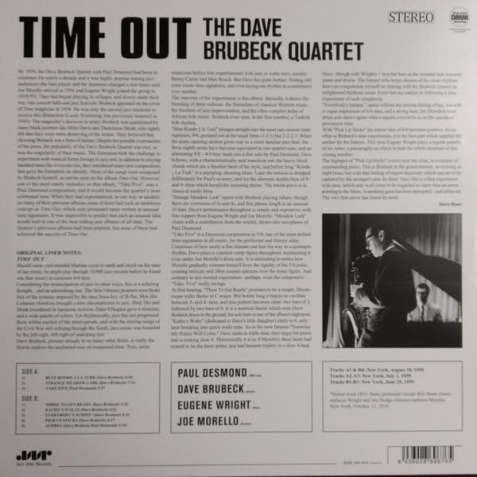 Jazz Wax Dave Brubeck Quartet - Time Out (LP)