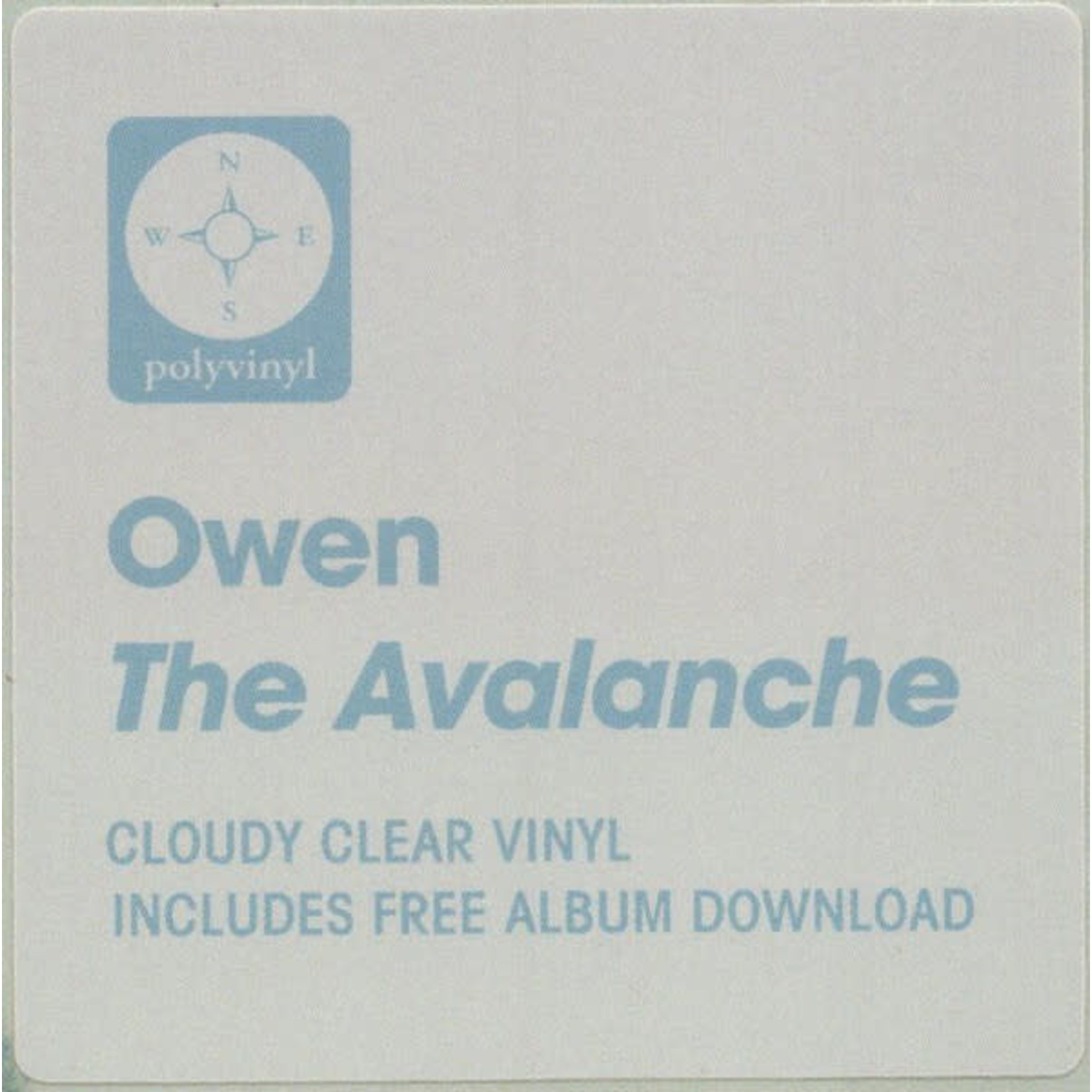 Polyvinyl Owen - The Avalanche (LP) [Cloudy Clear]
