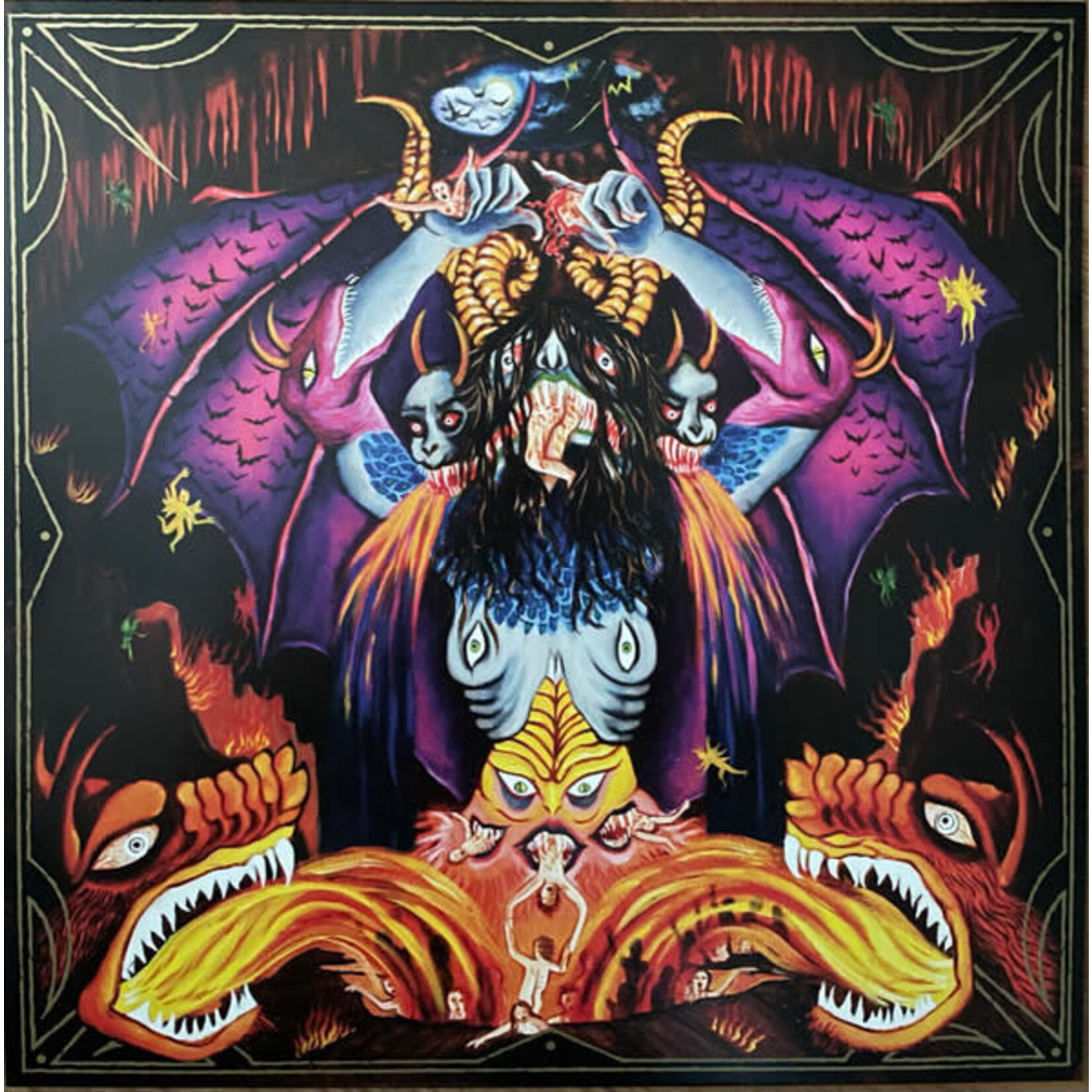 Relapse Devil Master - Satan Spits on Children of Light (LP) [Blue/Rainbow Splatter]