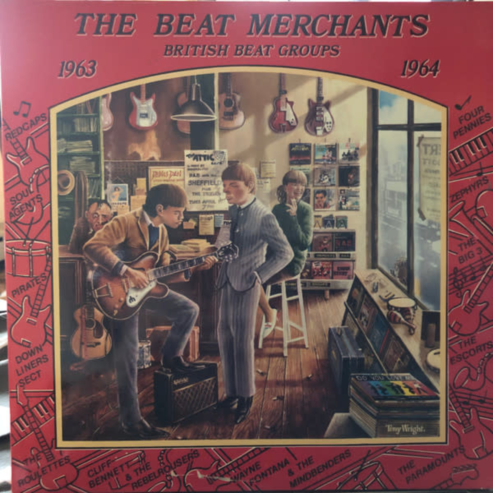United Artists V/A - The Beat Merchants - British Beat Groups 1963-1964 (2LP) [1977] {VG+/VG+}