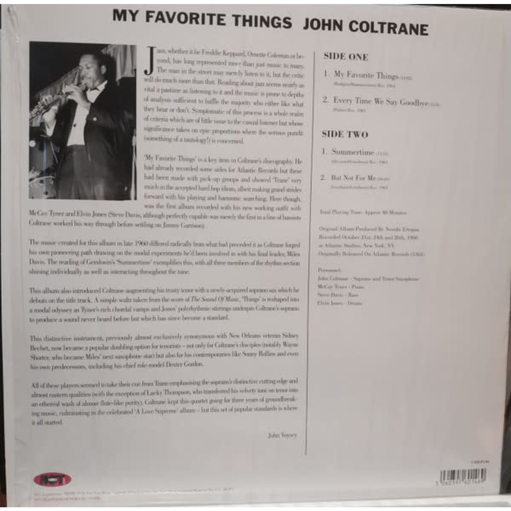 Not Now John Coltrane - My Favorite Things (LP)