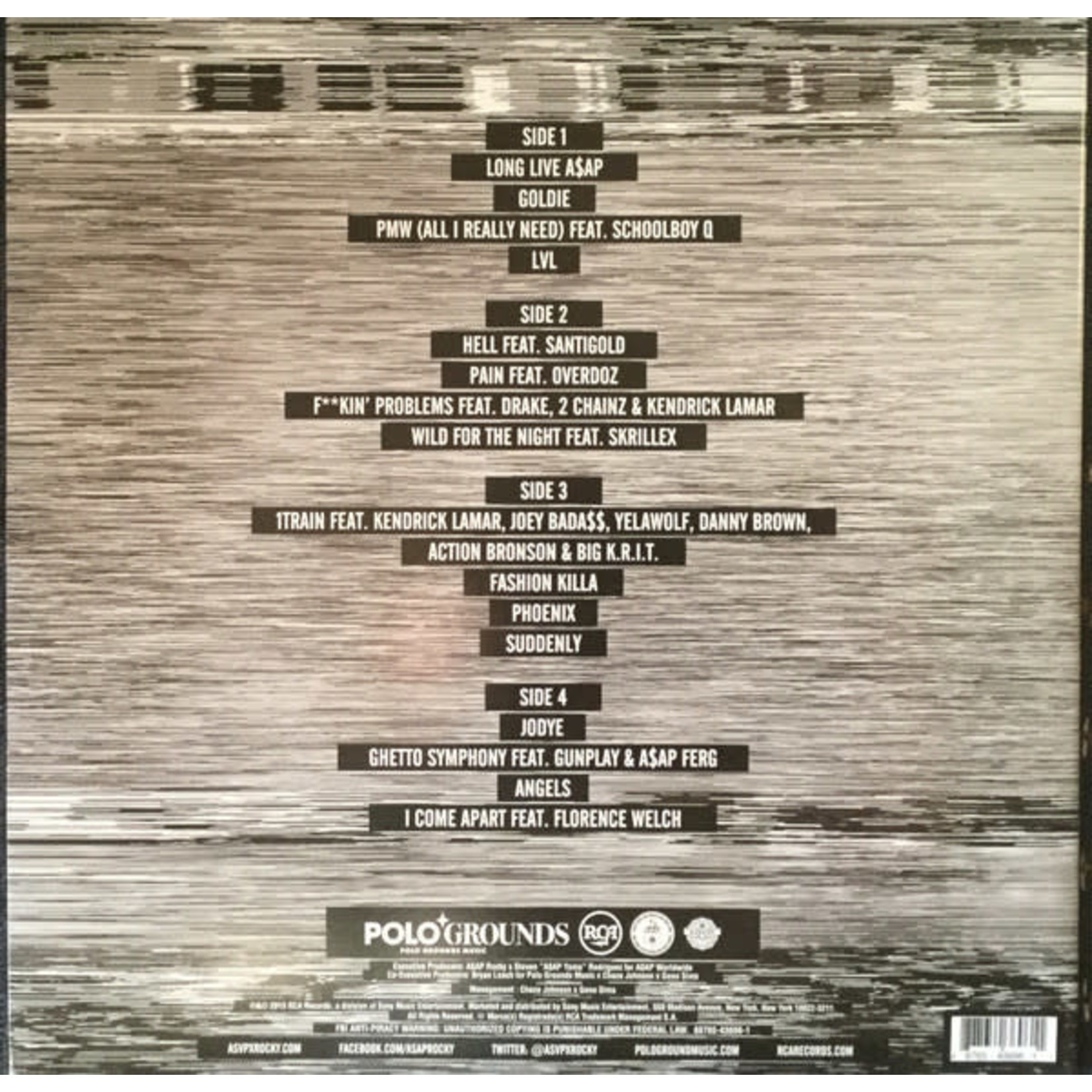 RCA A$AP Rocky - Long.Live.A$AP (2LP) [Orange]