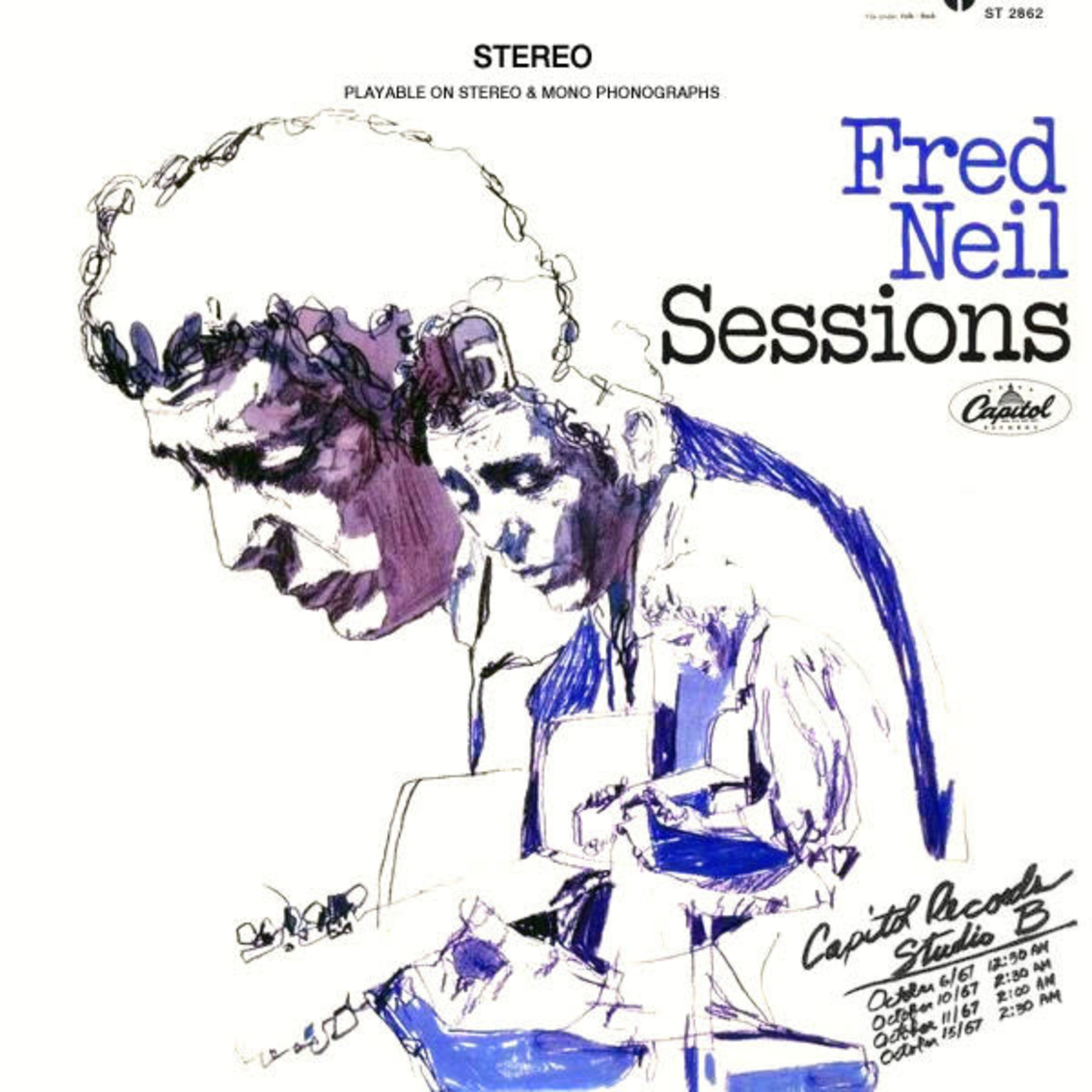 4 Men With Beards Fred Neil - Sessions (LP)