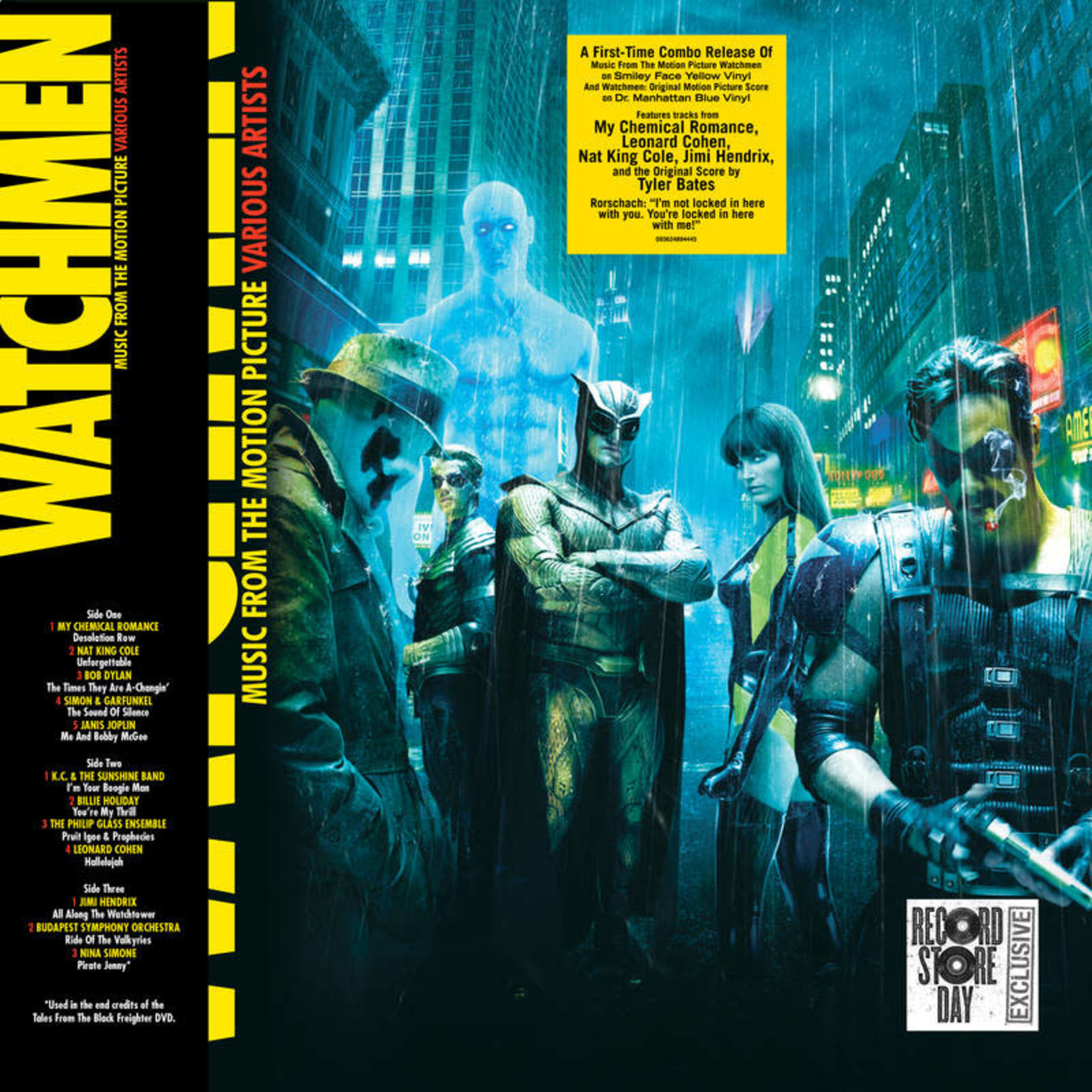 RSD Black Friday 2011-2022 V/A - Music from The Motion Picture Watchmen (3LP) [Blue]