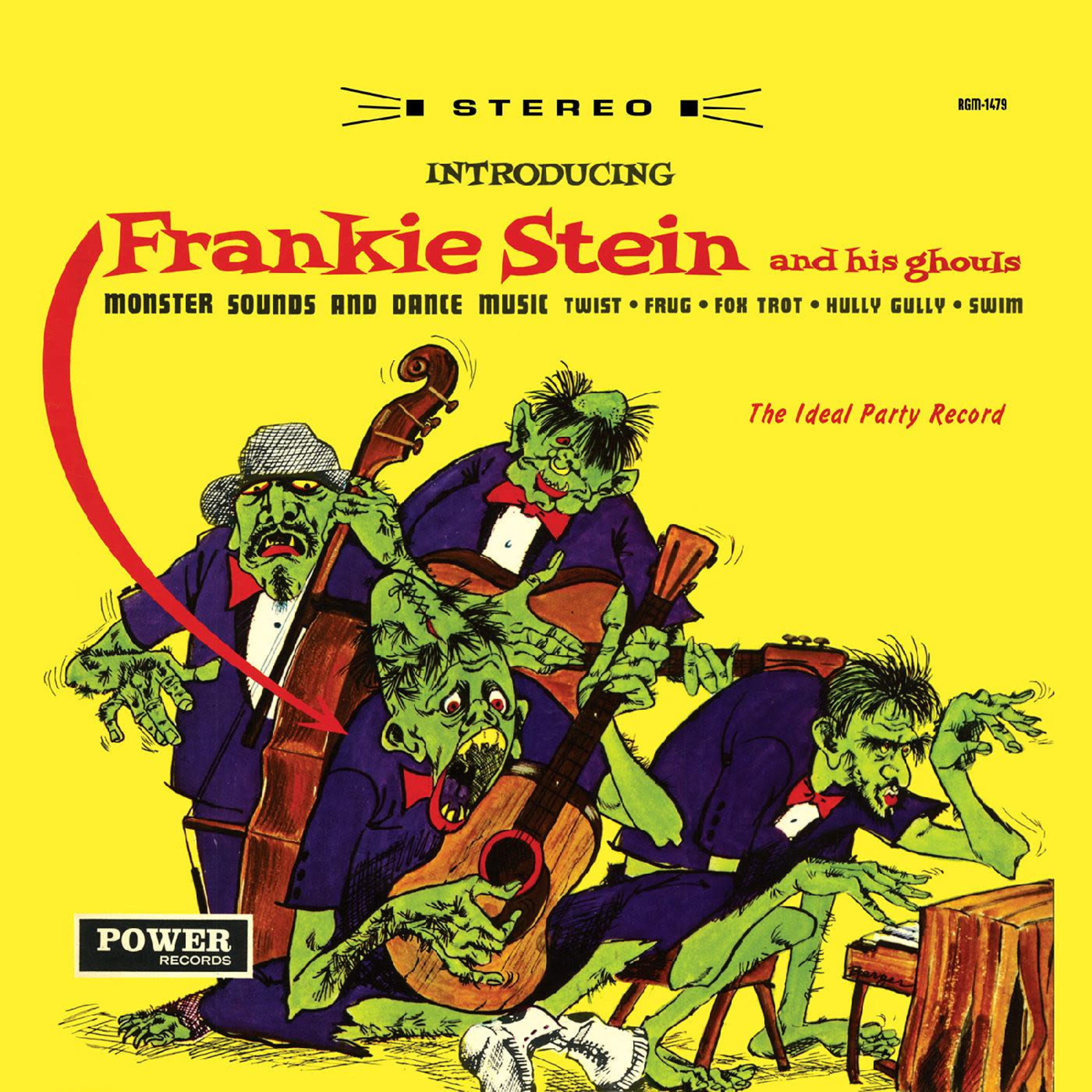 Real Gone Frankie Stein and His Ghouls - Introducing Frankie Stein and His Ghouls (LP) [Ghoulish Neon Green]
