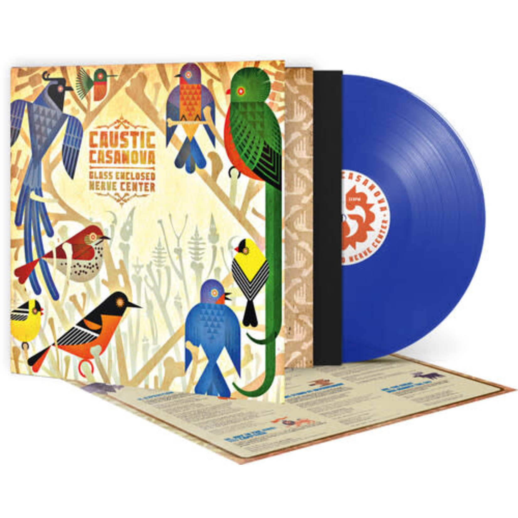Caustic Casanova - Glass Enclosed Nerve Center (LP) [Transparent Blue]