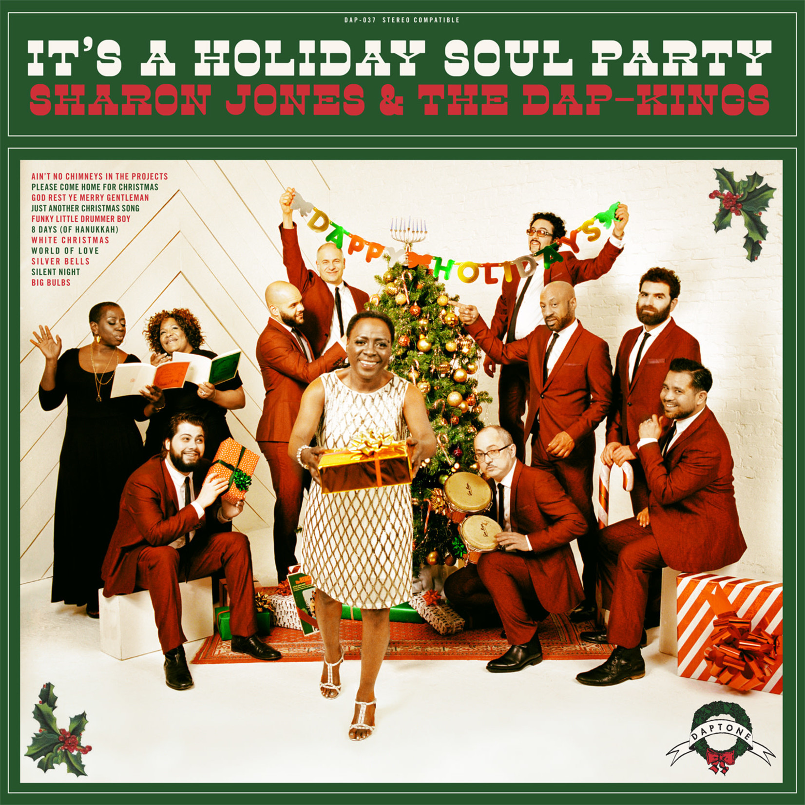 Daptone Sharon Jones & The Dap-Kings - It's A Holiday Soul Party (LP) [Candy Cane]