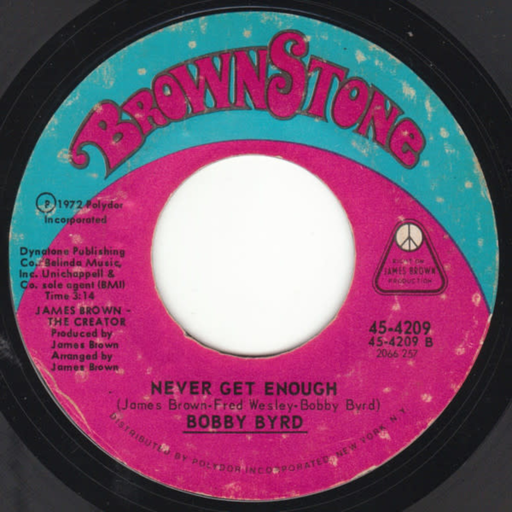 Bobby Byrd ‎- Sayin' It And Doin' It Are Two Different Things (7") {VG+}