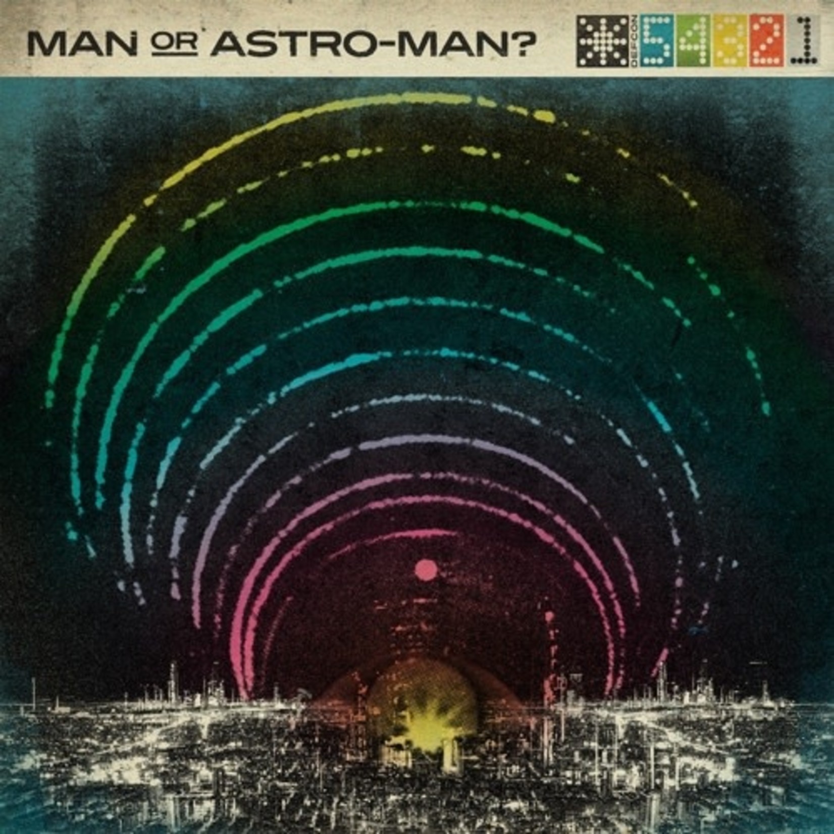 Chunklet Man Or Astroman? - Defcon 5...4...3...2...1 (LP) [Blue]