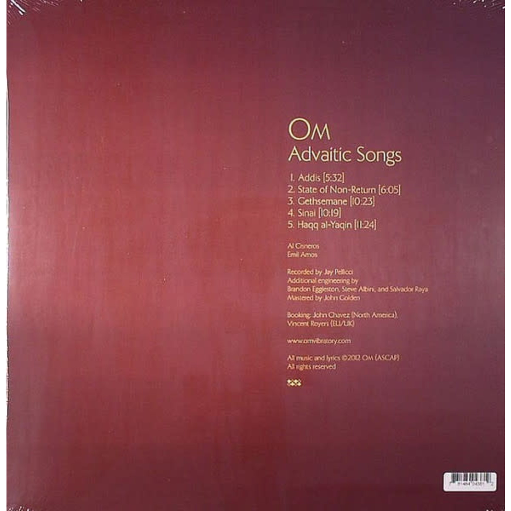 Drag City Om - Advaitic Songs (2LP) [45RPM]