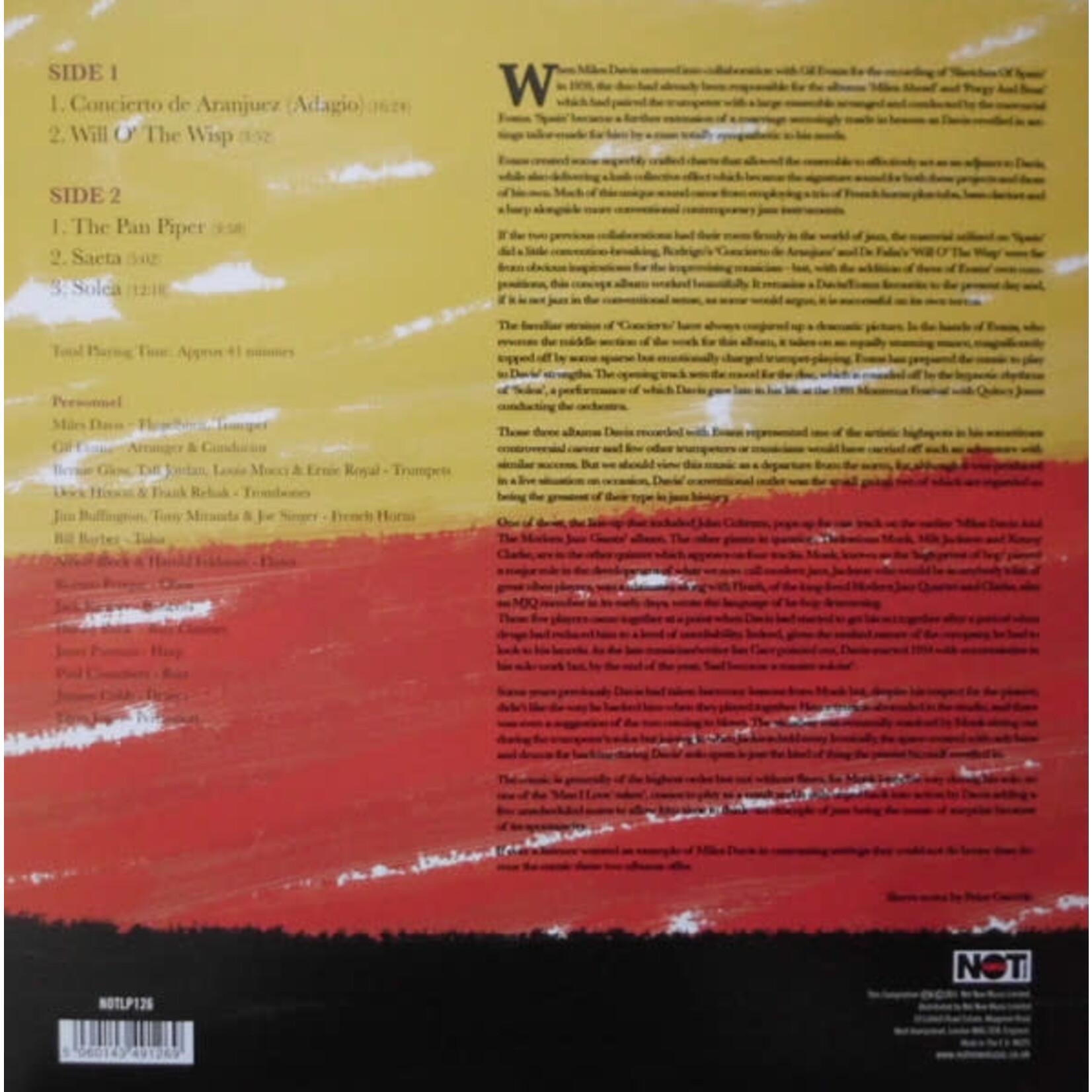 Columbia Miles Davis - Sketches Of Spain (LP) [Mono]