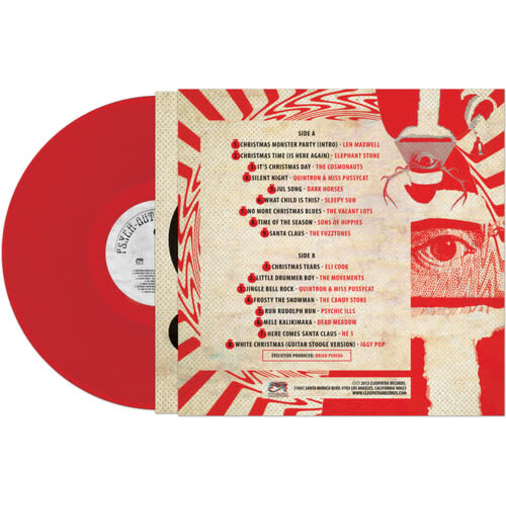Cleopatra V/A - Psych Out Christmas (LP) [Red]