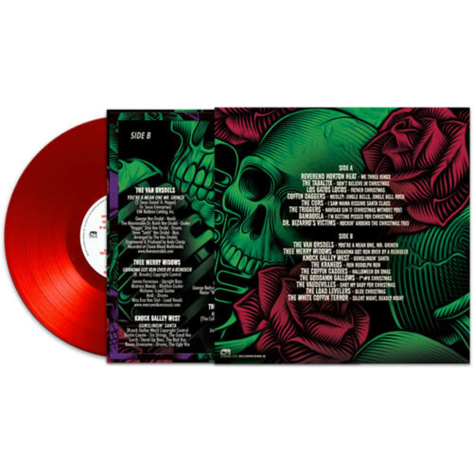 Cleopatra V/A - Psychobilly Christmas (LP) [Red]