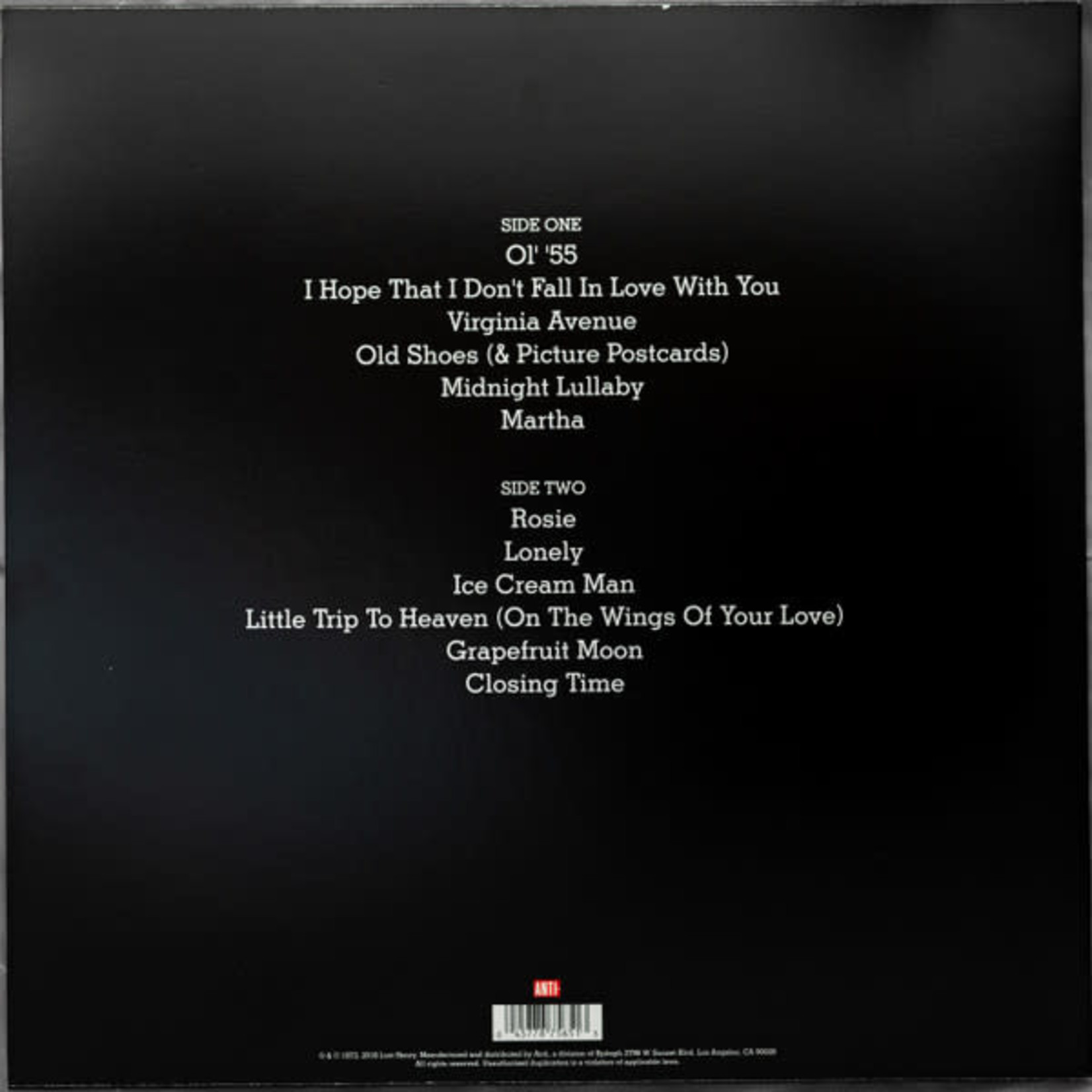 ANTI- Tom Waits - Closing Time (LP)