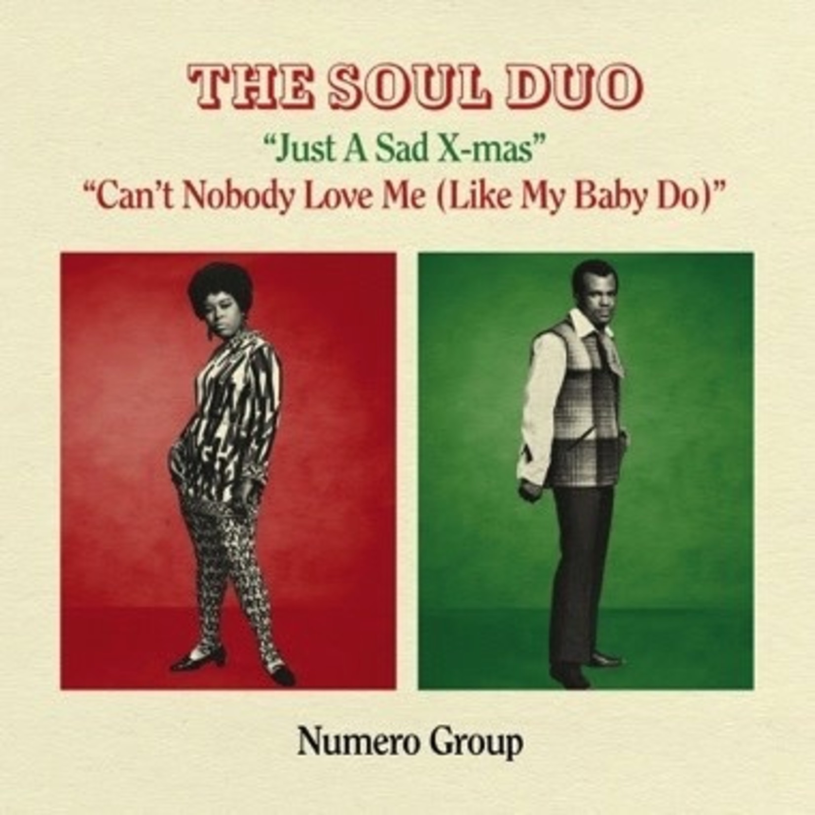 Numero Group Soul Duo - Just A Sad Xmas b/w Can't Nobody Love Me (7") [Splatter]