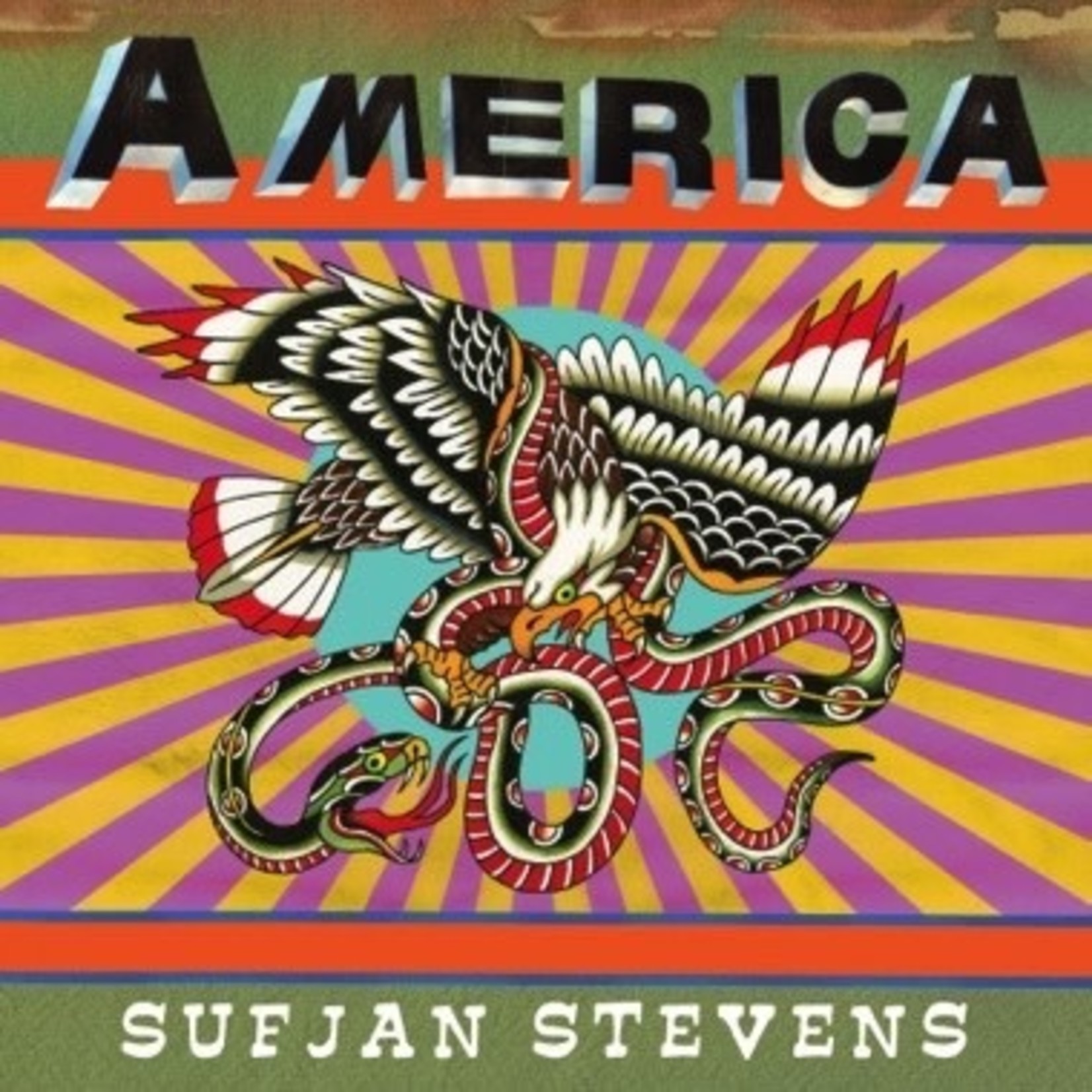 Asthmatic Kitty Sufjan Stevens - America (12")