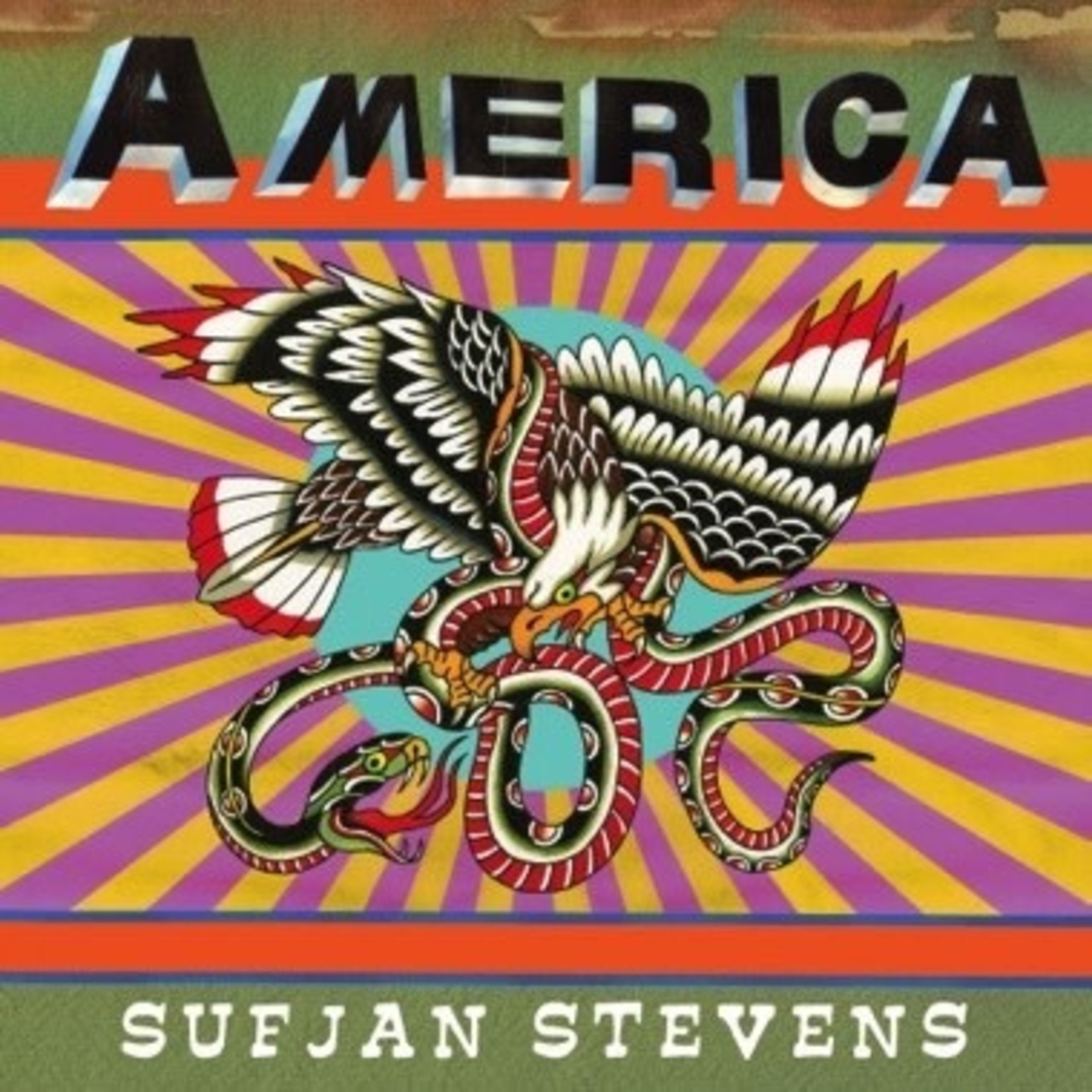 Asthmatic Kitty Sufjan Stevens - America (12")