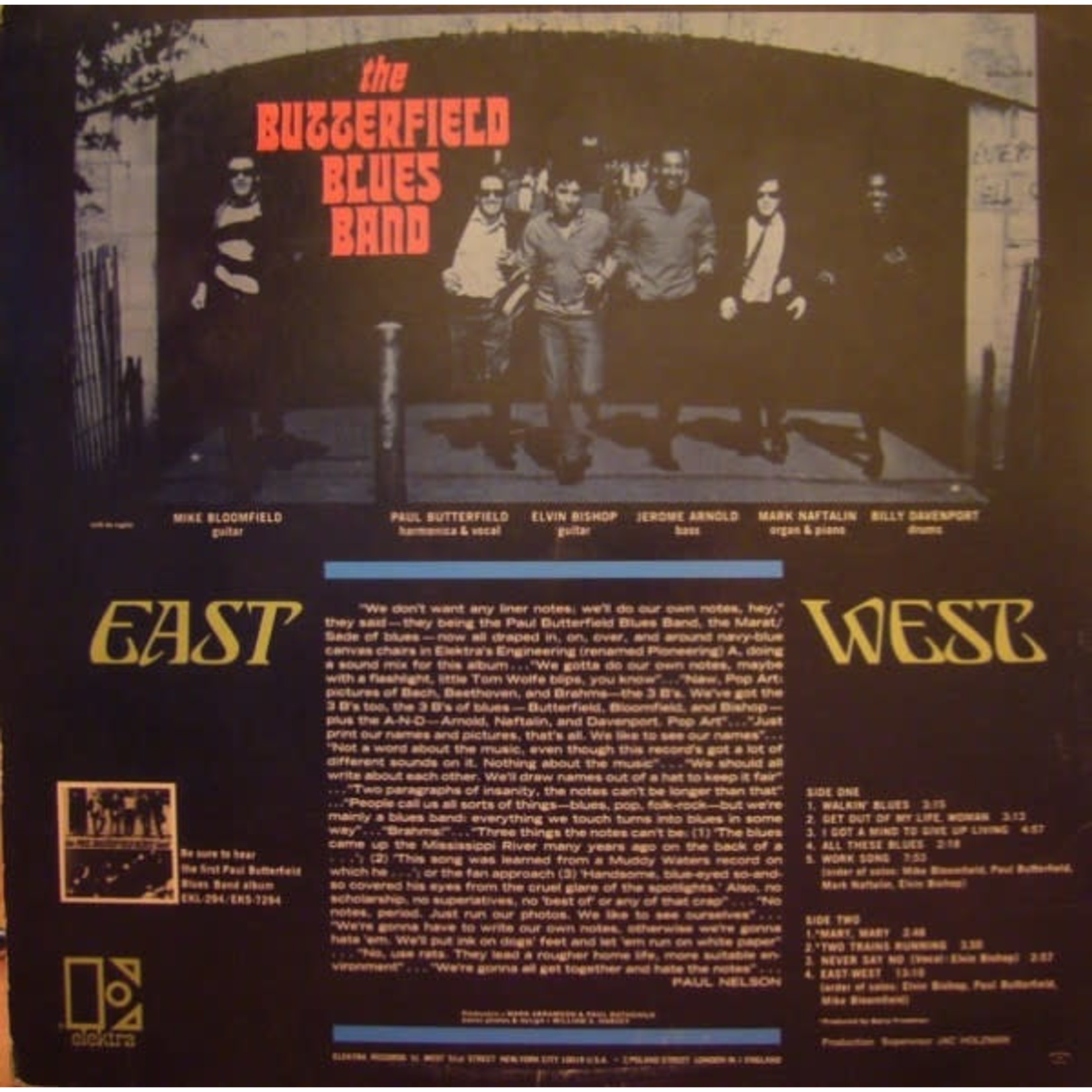 Elektra Paul Butterfield Blues Band - East-West (LP) [Mono] {G/G}